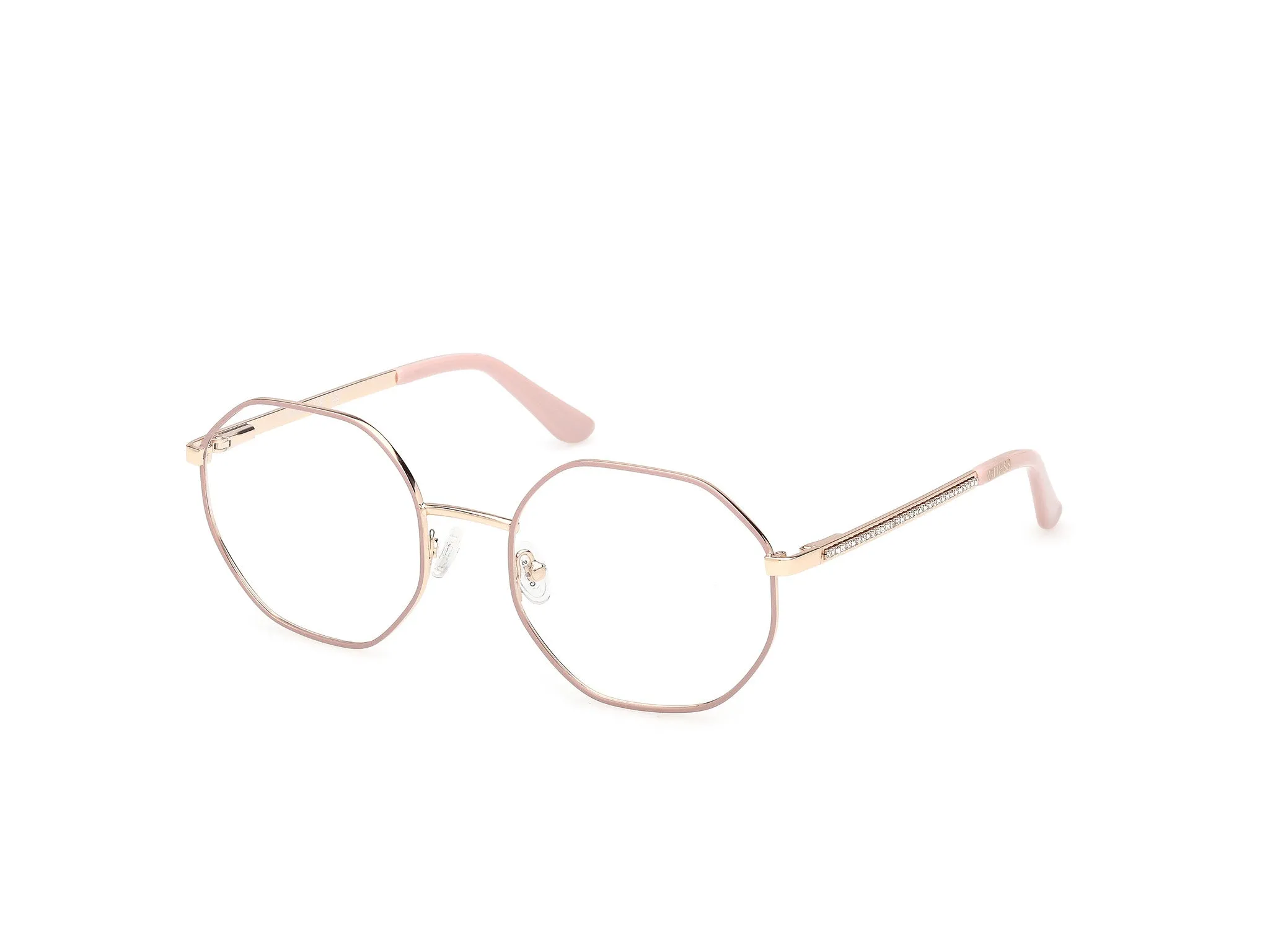 Guess GU50363 073 Montature da vista Metallo Rosa Geometrica Normale - immagine 1