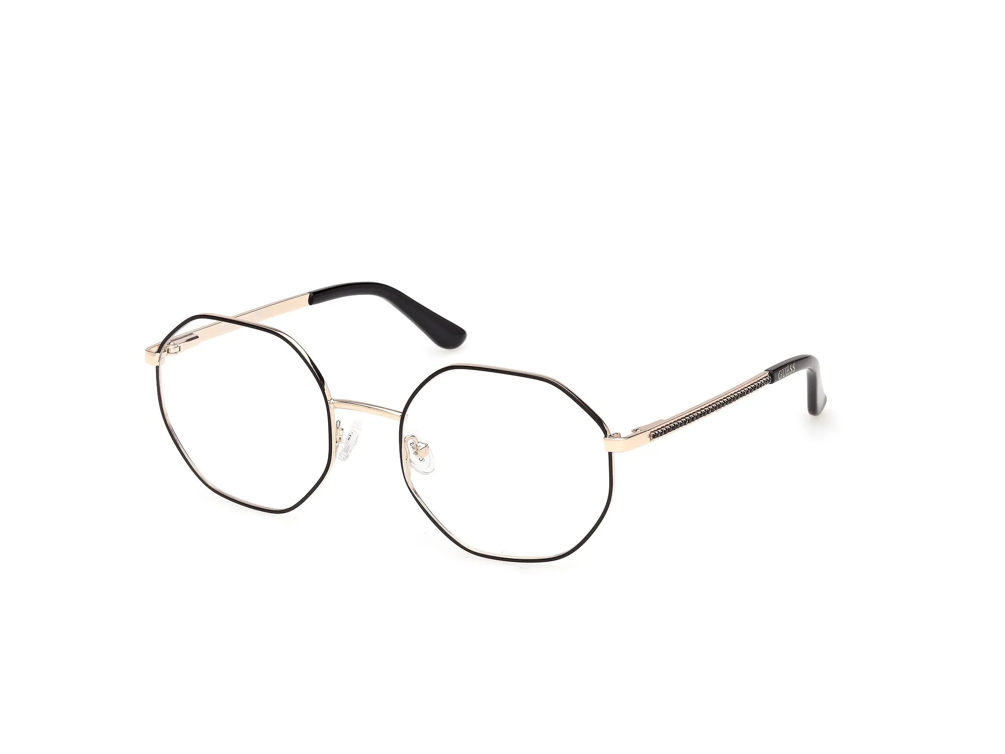 Guess GU50363 002 Montature da vista Metallo Nero Geometrica Normale - immagine 1