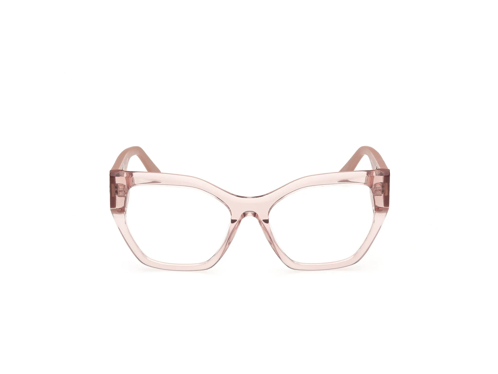 Guess GU50357 072 Montature da vista Acetato Rosa Geometrica Normale - immagine 2