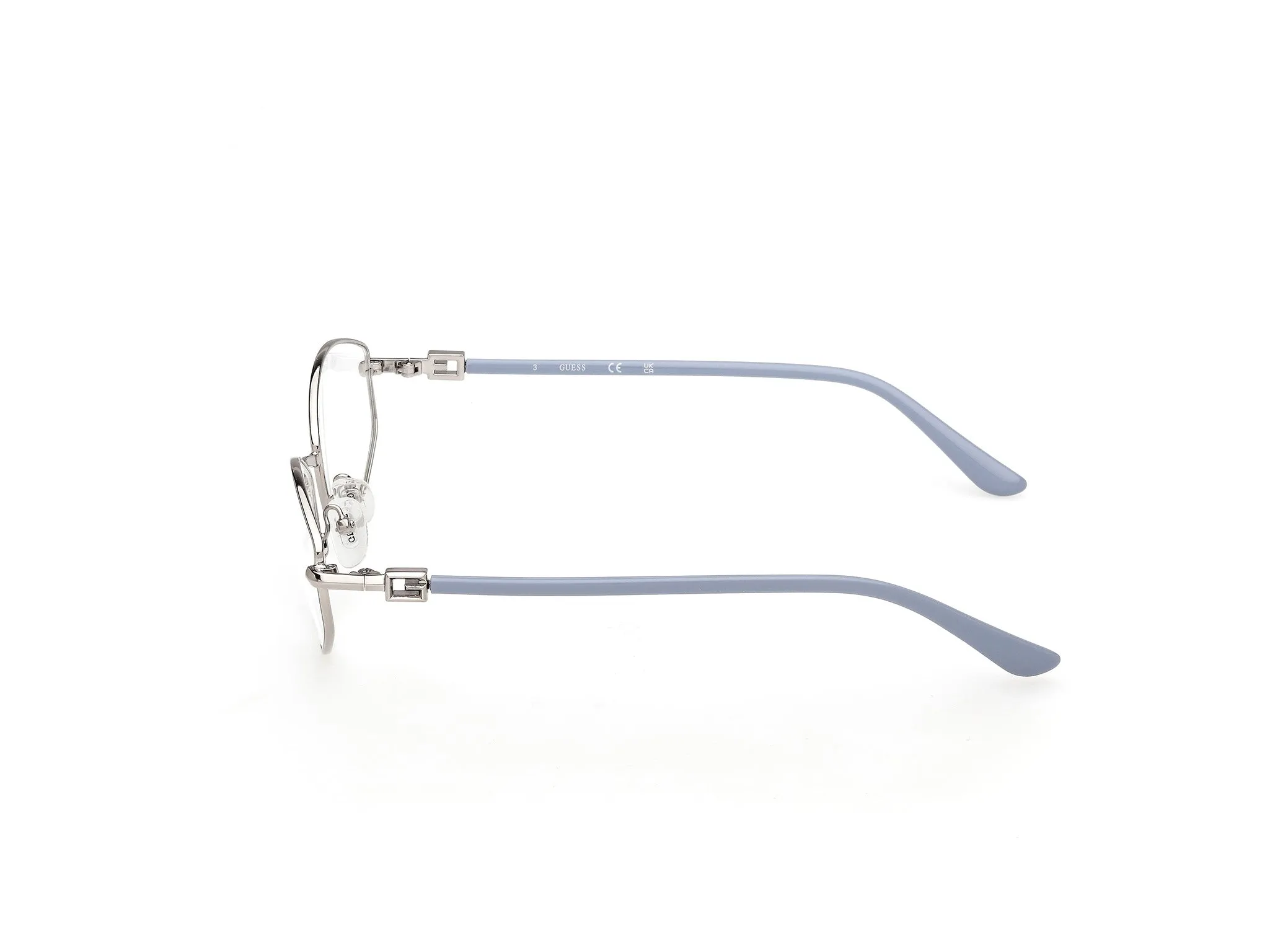 Guess GU50355 008 Montature da vista Metallo Canna di fucile Geometrica Normale - immagine 3