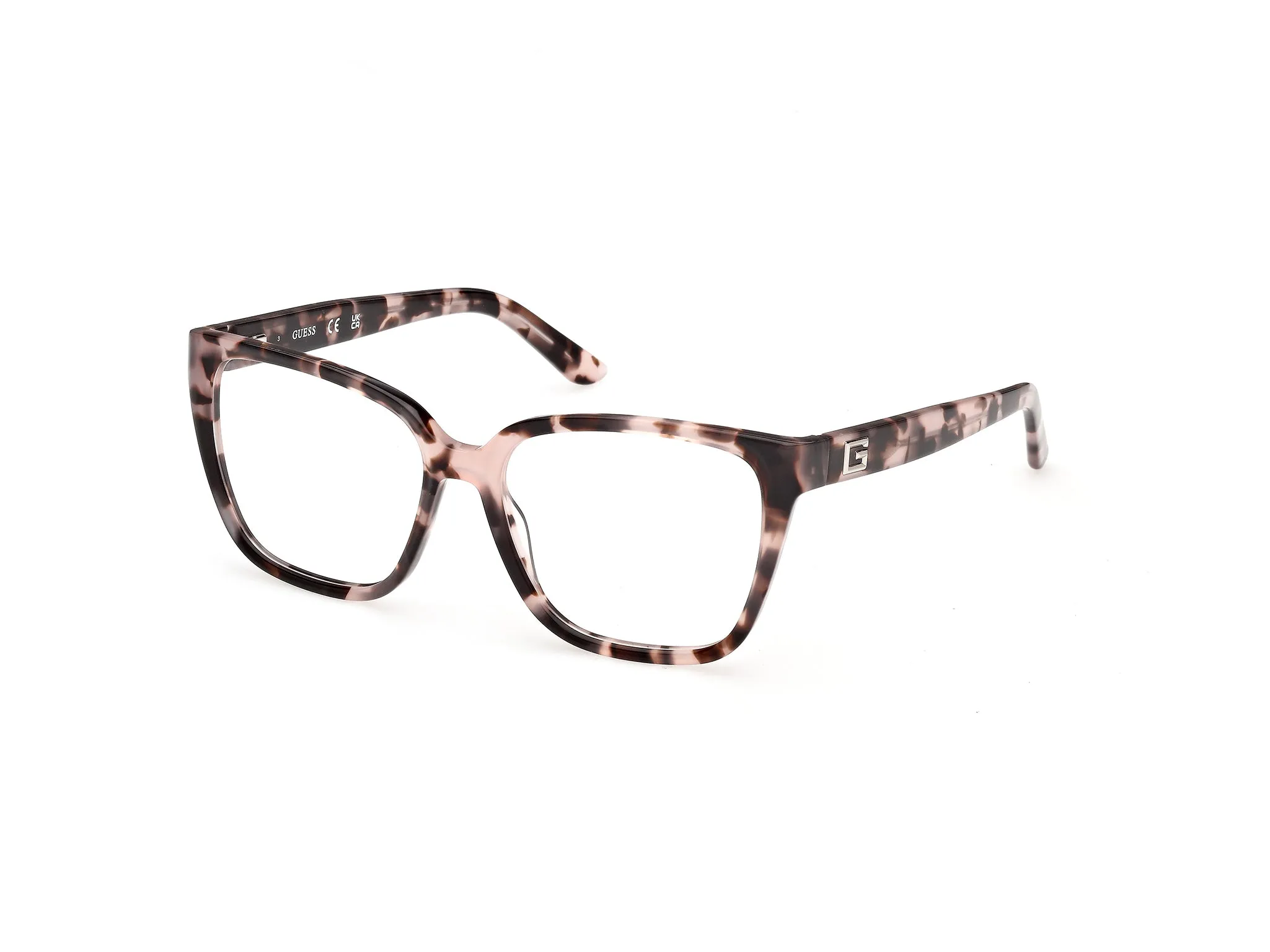 Guess GU50354 074 Montature da vista Acetato Rosa Squadrata Normale - immagine 1