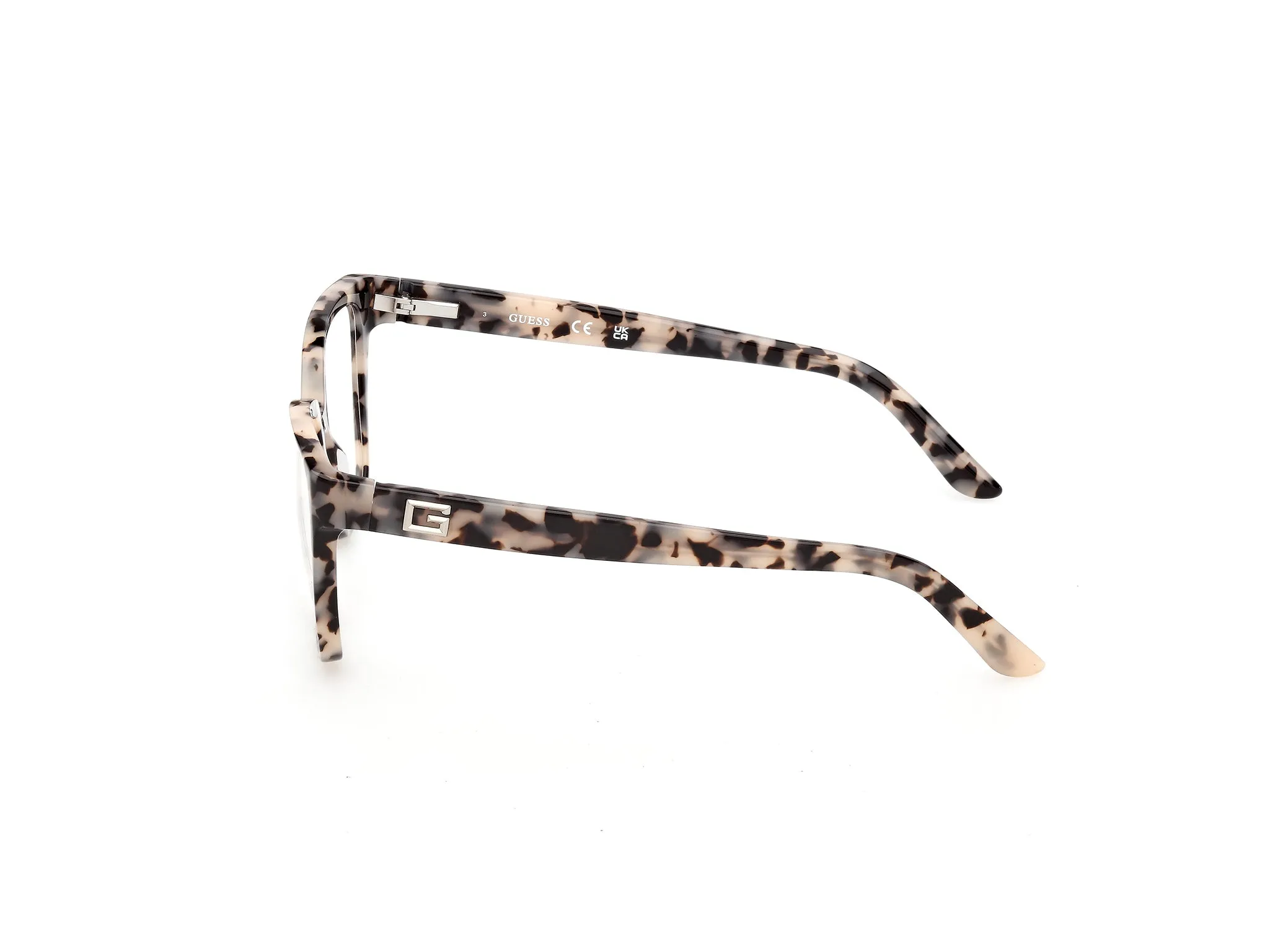 Guess GU50354 056 Montature da vista Acetato Havana Squadrata Normale - immagine 3