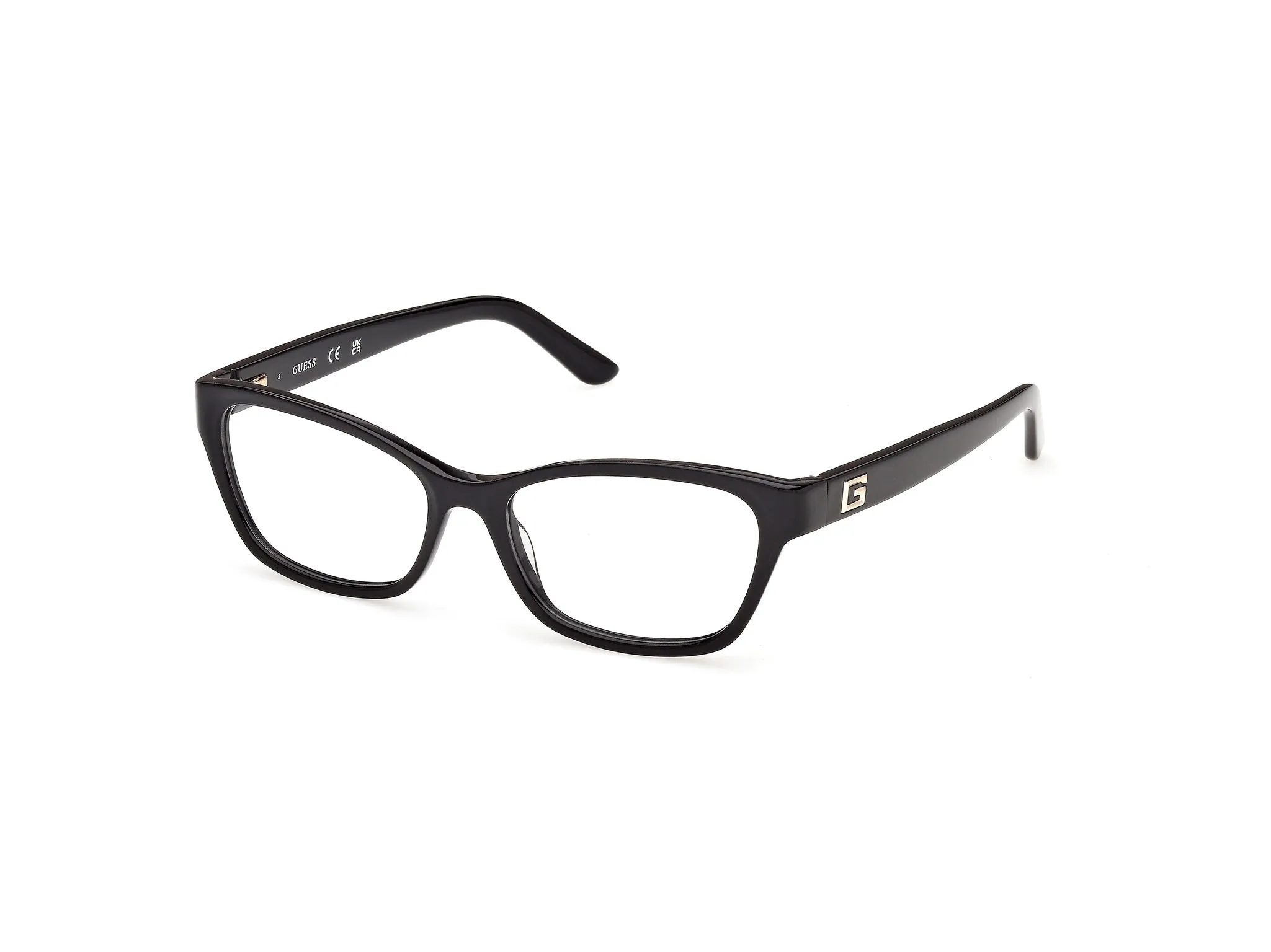 Guess GU50353 001 Montature da vista Acetato Nero Squadrata Normale - immagine 1