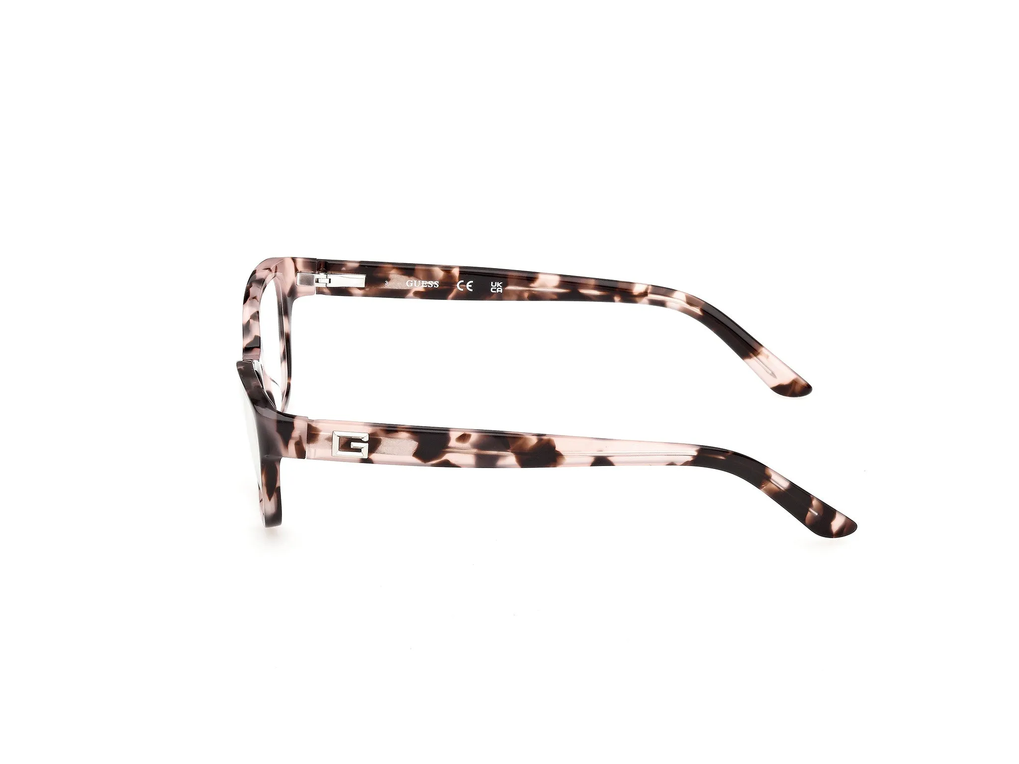 Guess GU50353 074 Montature da vista Acetato Rosa Squadrata Normale - immagine 3