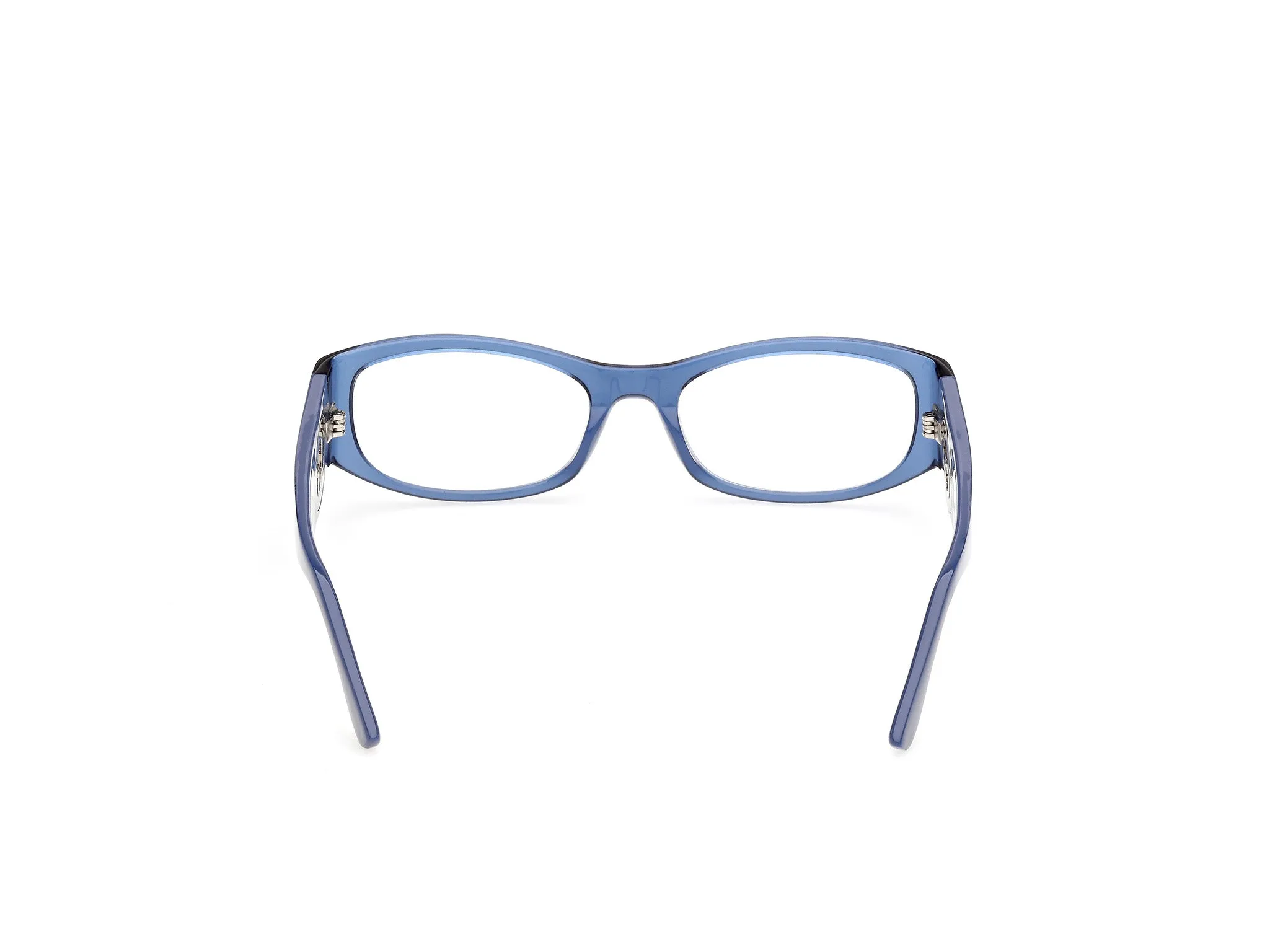 Guess GU50352 090 Montature da vista Acetato Blu Rotonda Normale - immagine 4