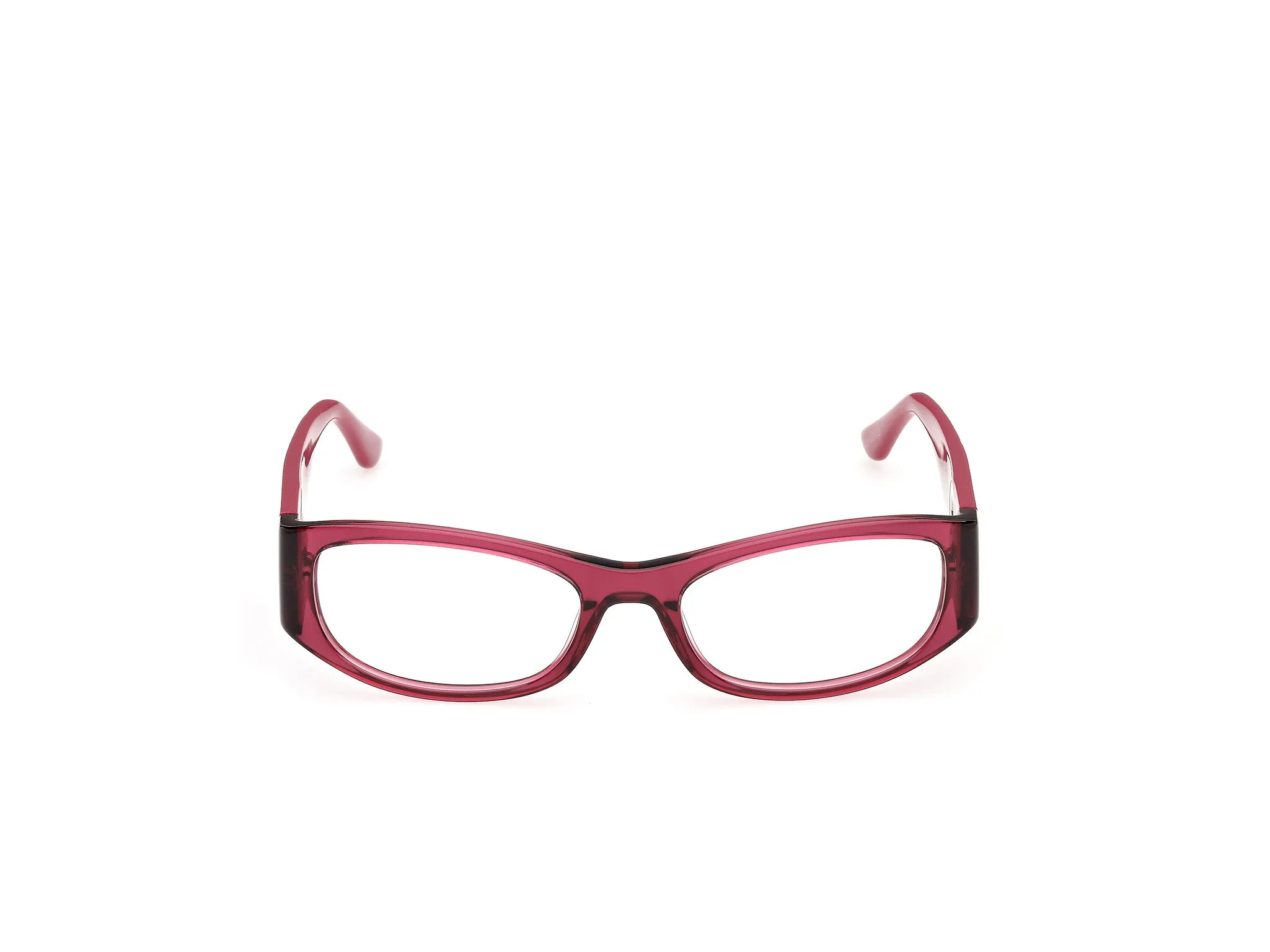 Guess GU50352 069 Montature da vista Acetato Bordeaux Rotonda Normale - immagine 2