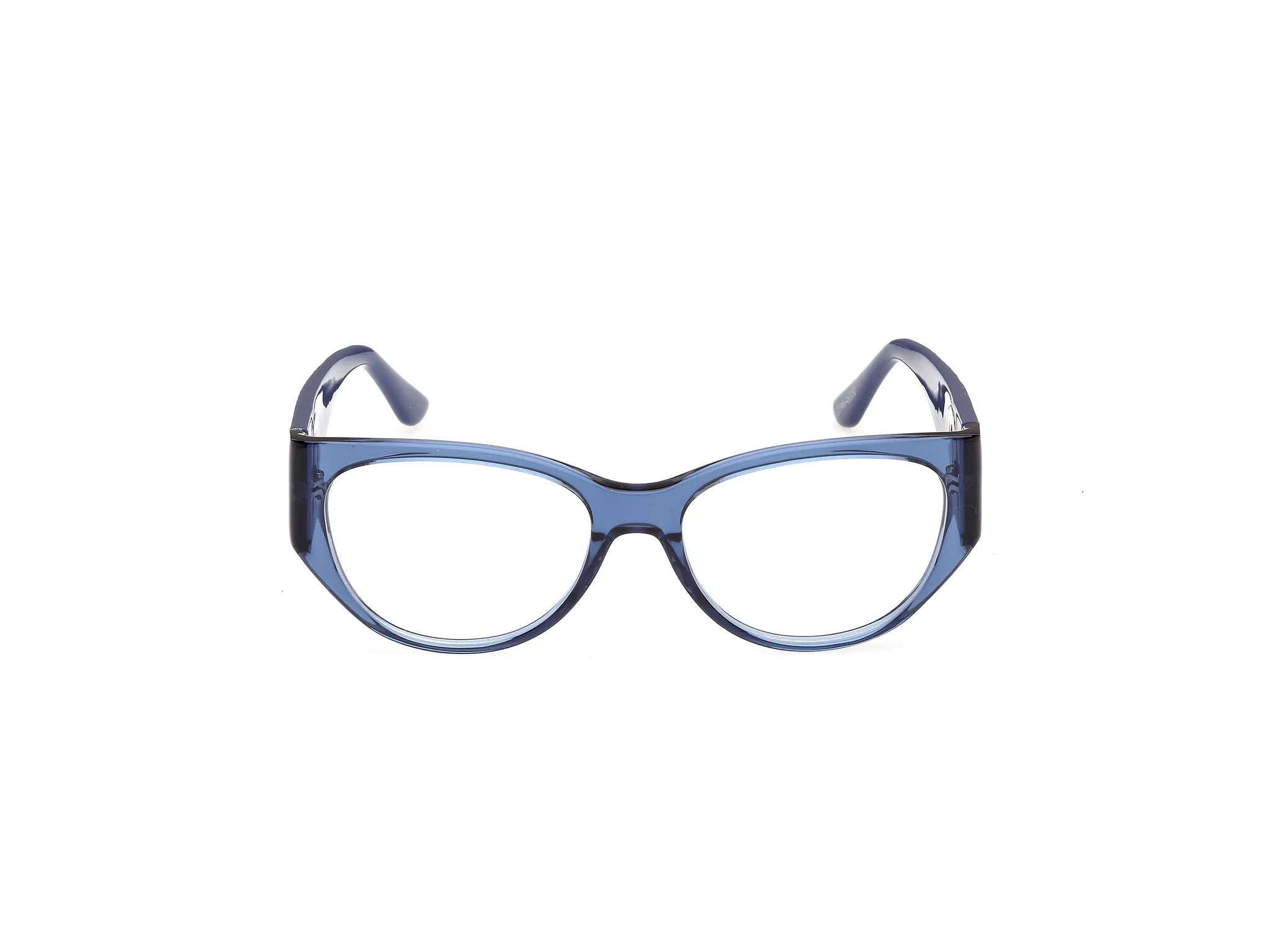Guess GU50351 090 Montature da vista Acetato Blu Cat Eye Normale - immagine 2