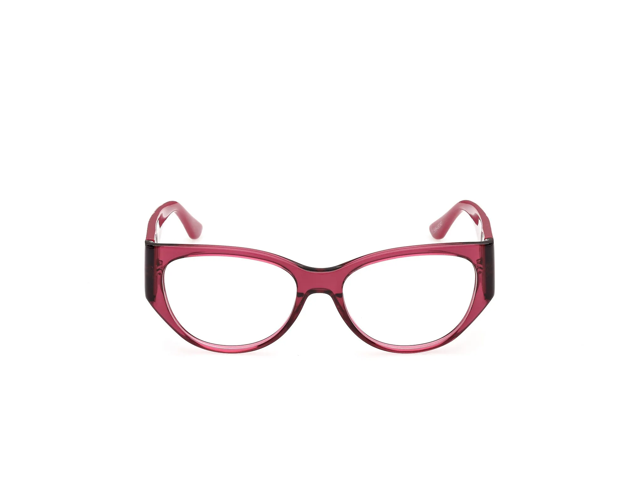 Guess GU50351 069 Montature da vista Acetato Bordeaux Cat Eye Normale - immagine 2