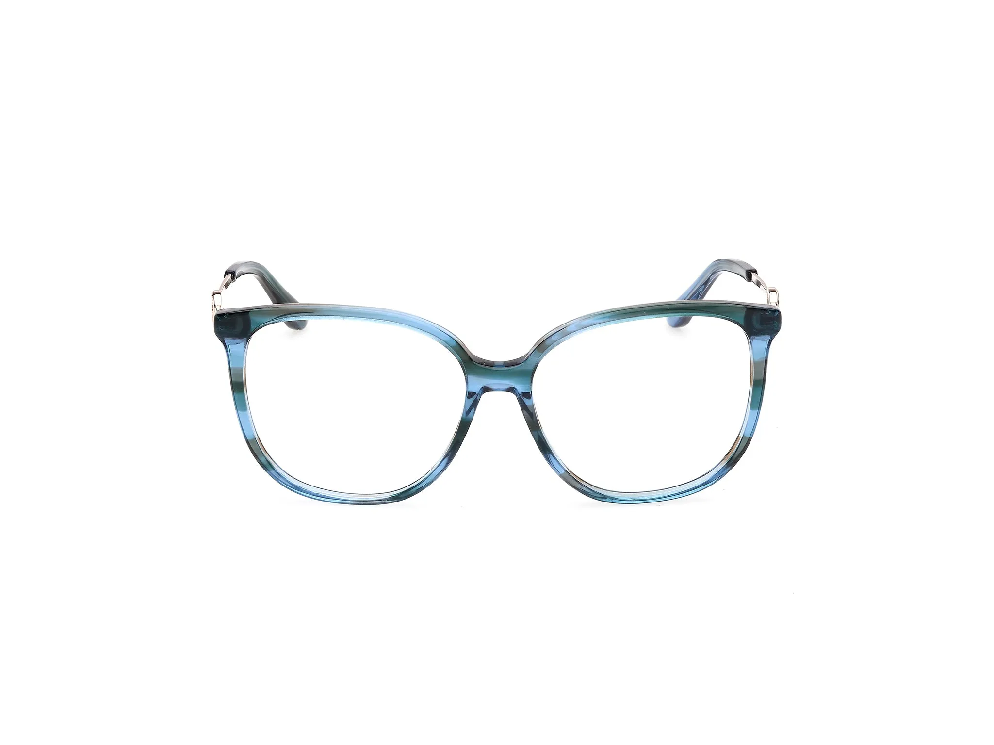Guess GU50350 092 Montature da vista Acetato Blu Squadrata Normale - immagine 2