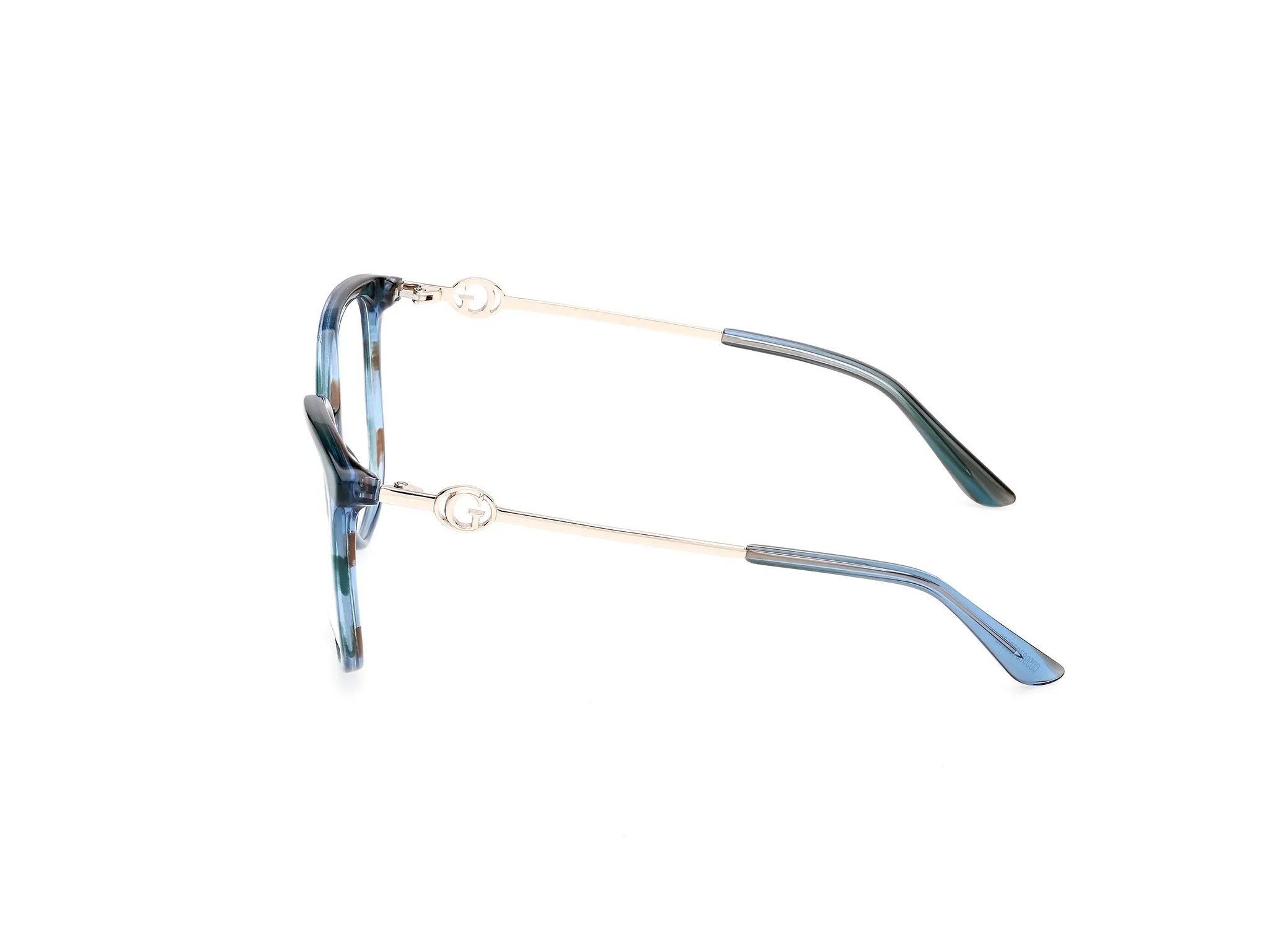 Guess GU50350 092 Montature da vista Acetato Blu Squadrata Normale - immagine 3