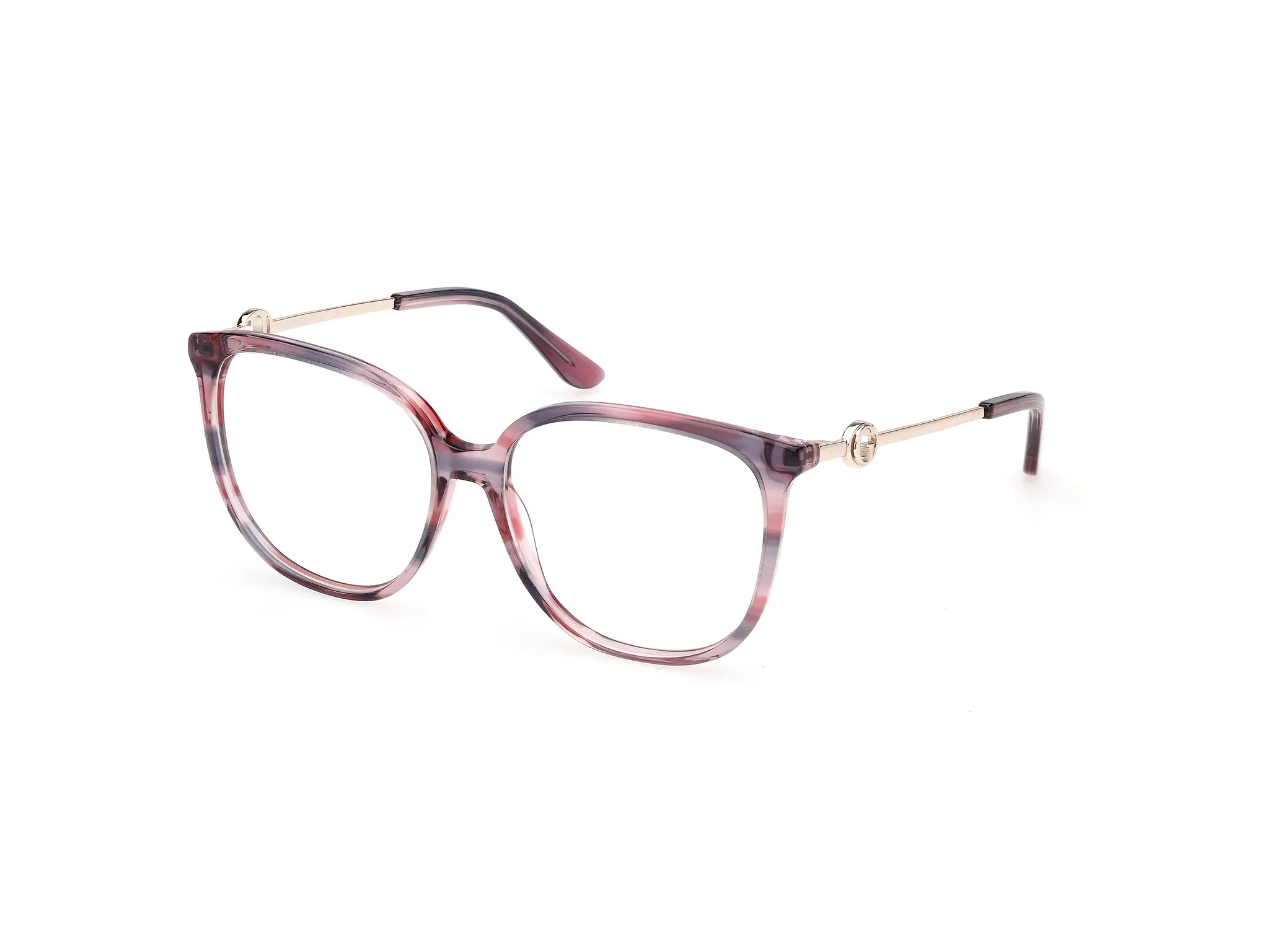 Guess GU50350 074 Montature da vista Acetato Rosa Squadrata Normale - immagine 1