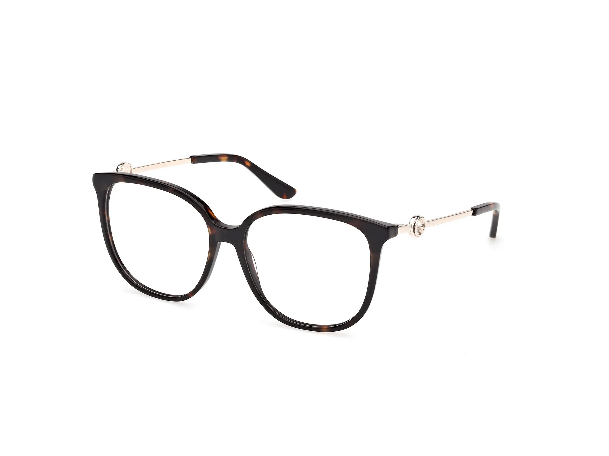 Guess GU50350 052 Montature da vista Acetato Havana Squadrata Normale - immagine 1