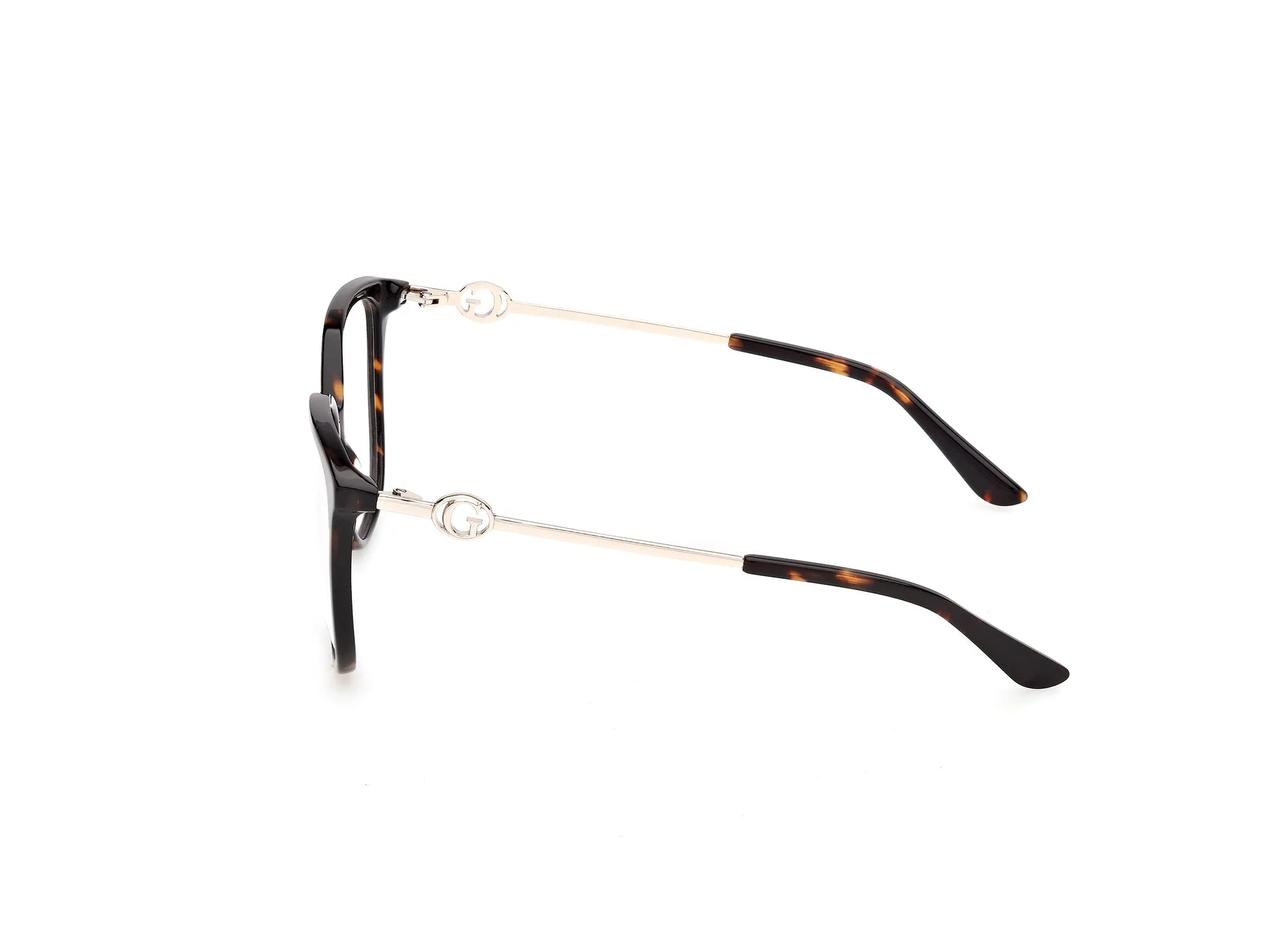 Guess GU50350 052 Montature da vista Acetato Havana Squadrata Normale - immagine 3