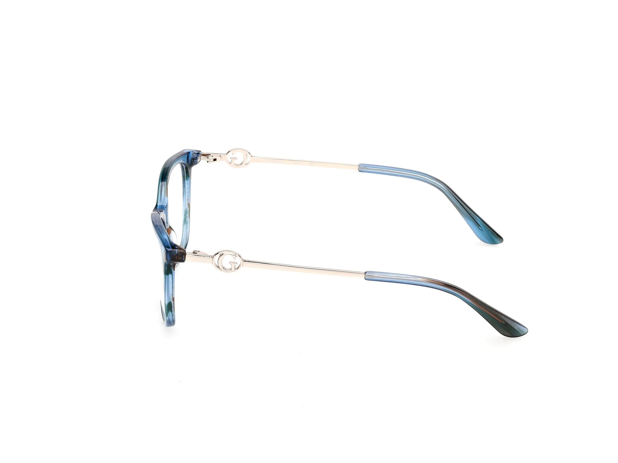 Guess GU50349 092 Montature da vista Acetato Blu Squadrata Normale - immagine 3