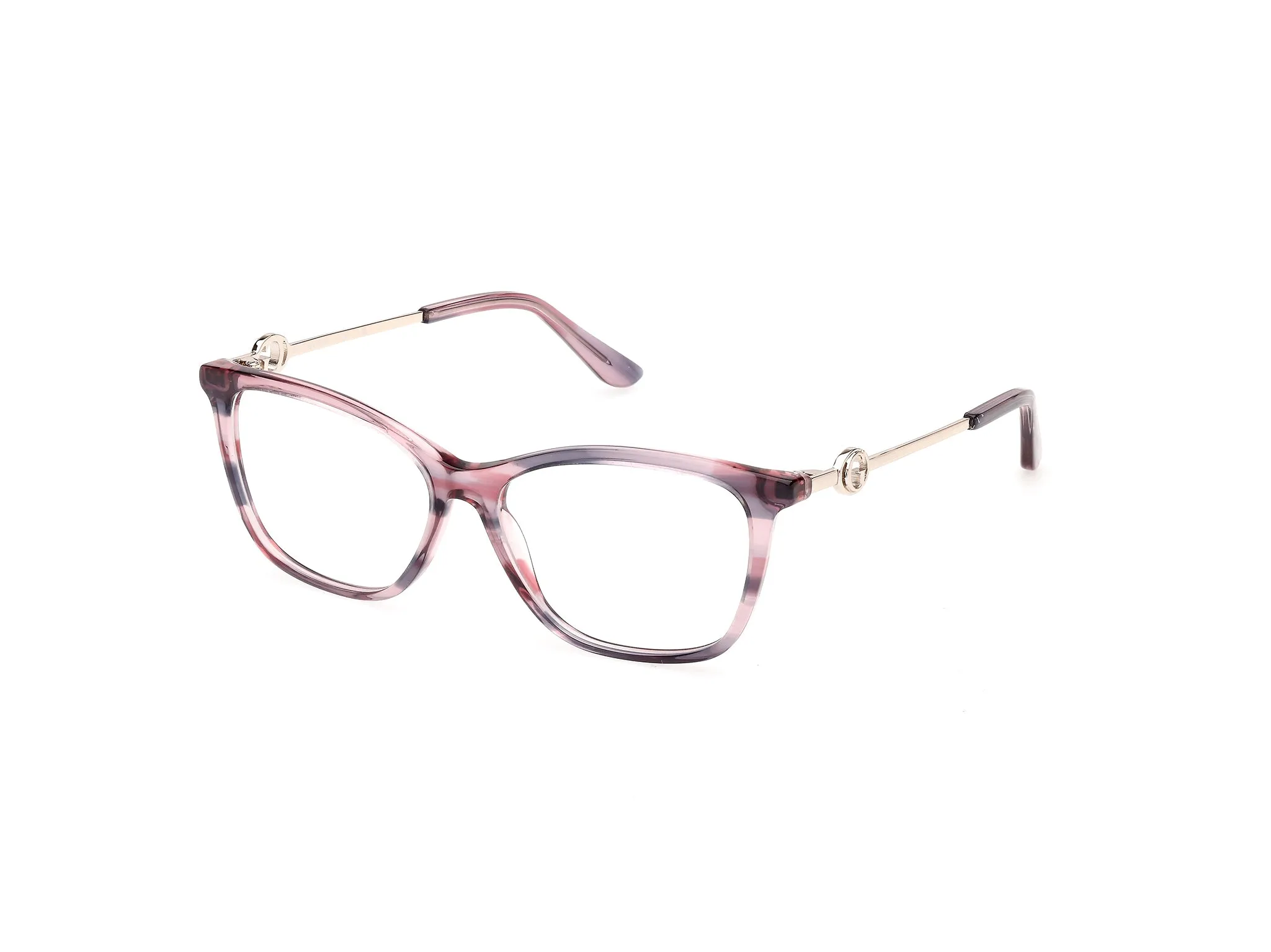 Guess GU50349 074 Montature da vista Acetato Rosa Squadrata Normale - immagine 1