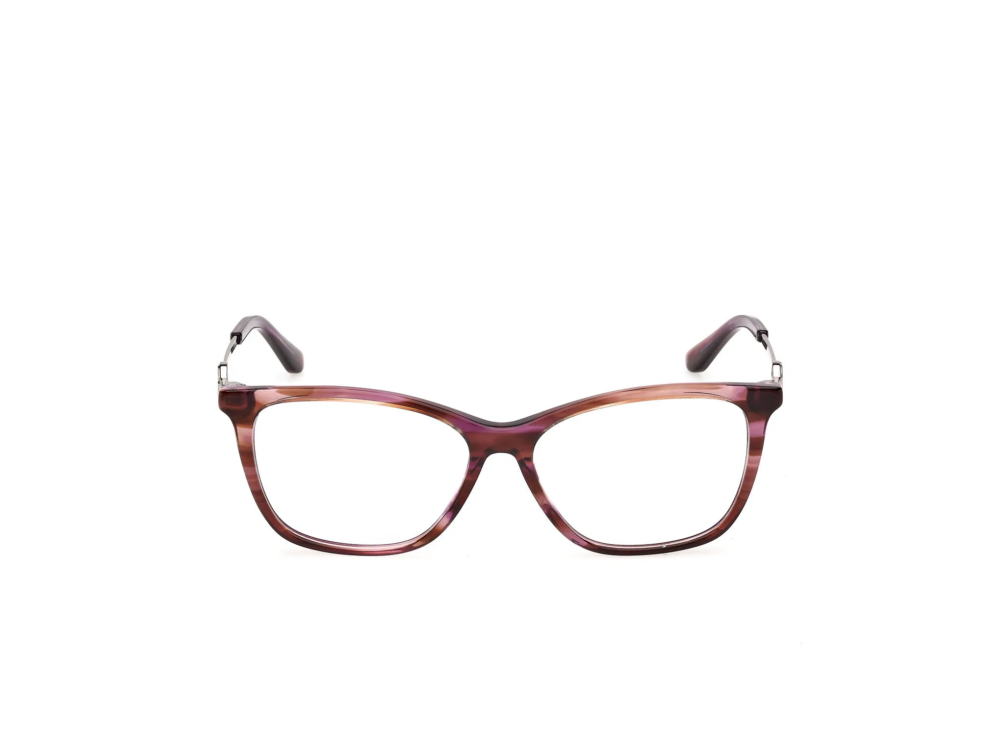 Guess GU50349 068 Montature da vista Acetato Rosso Squadrata Normale - immagine 2