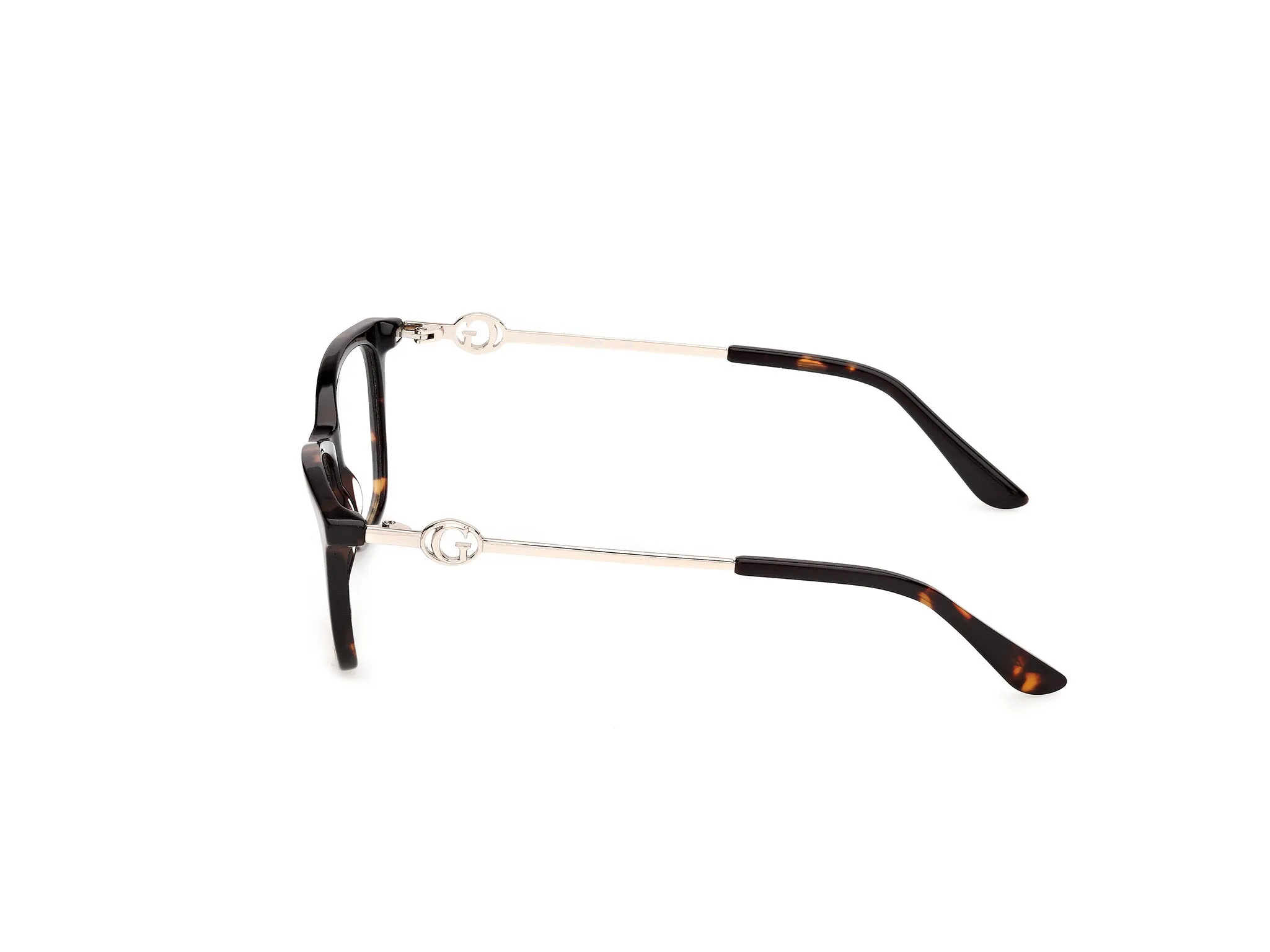 Guess GU50349 052 Montature da vista Acetato Havana Squadrata Normale - immagine 3