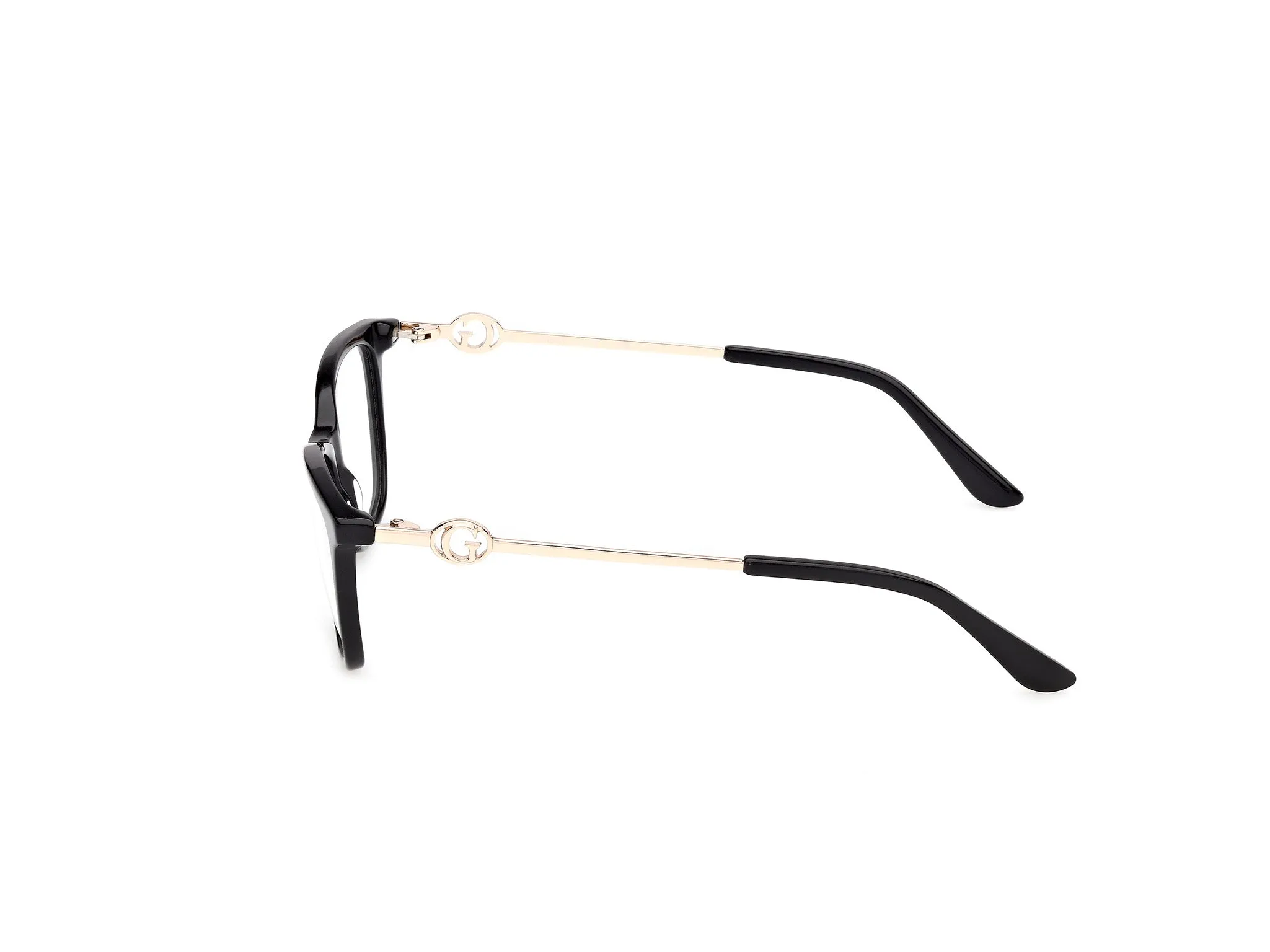 Guess GU50349 001 Montature da vista Acetato Nero Squadrata Normale - immagine 3