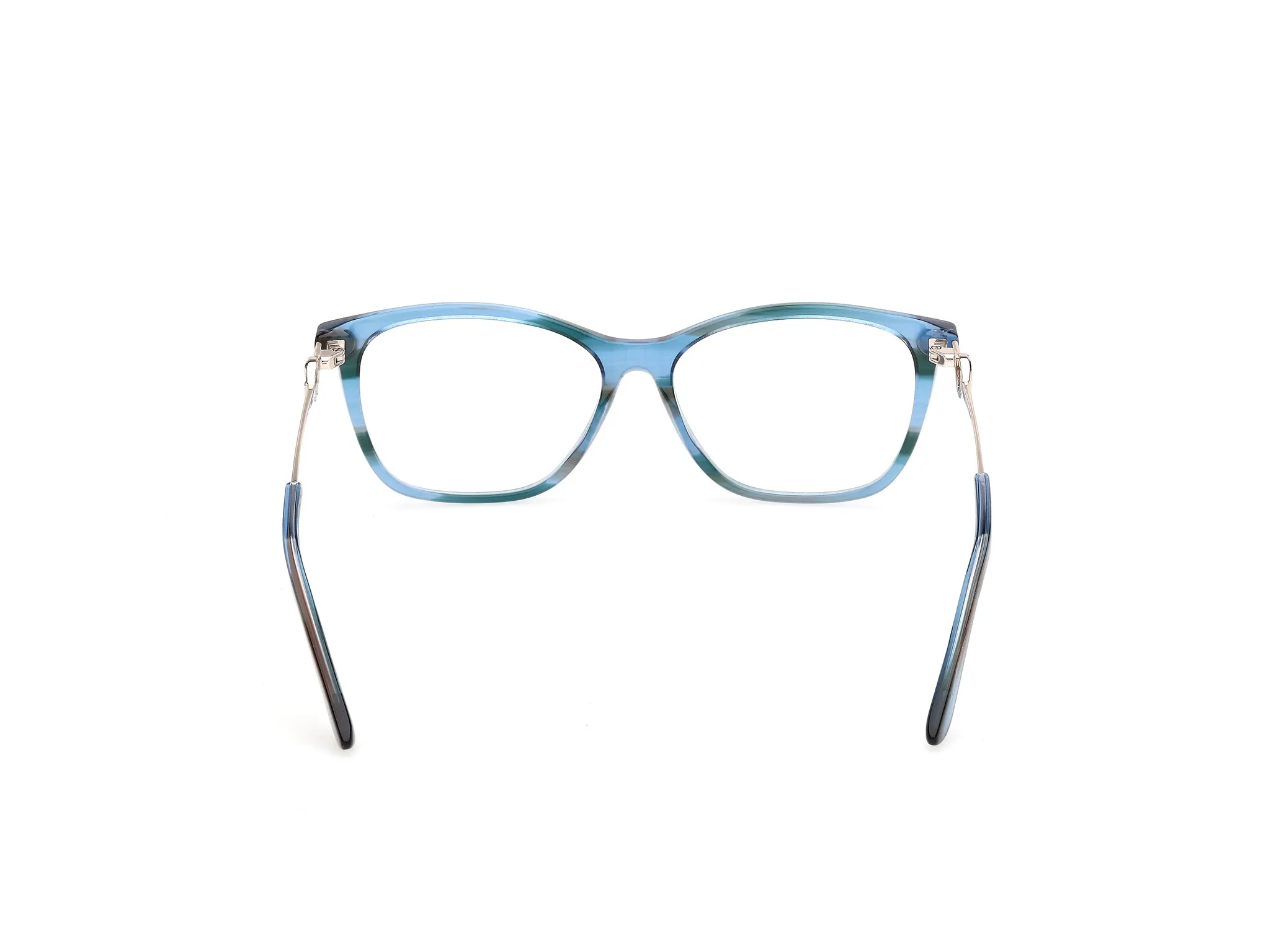 Guess GU50349 092 Montature da vista Acetato Blu Squadrata Normale - immagine 4