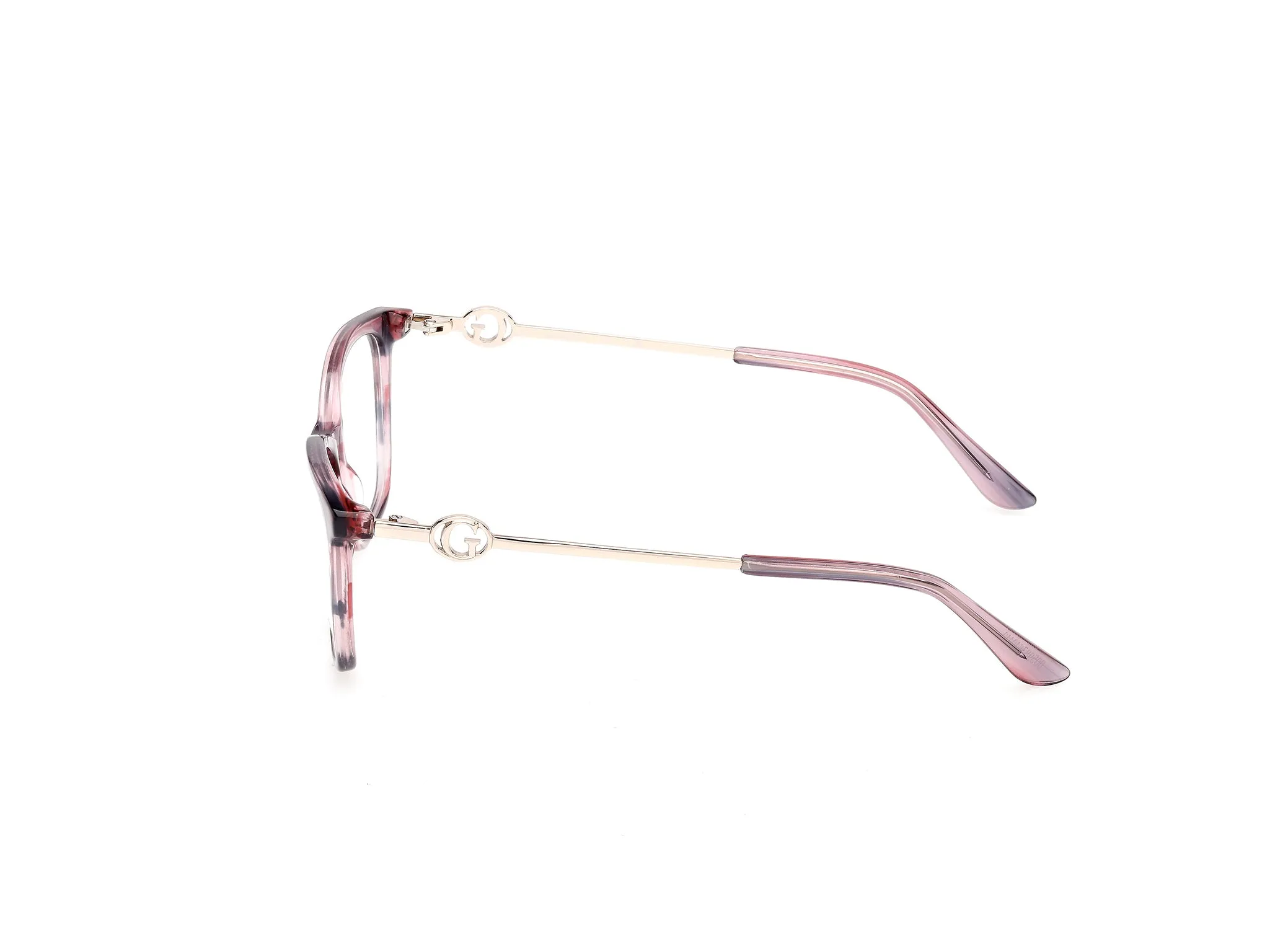 Guess GU50349 074 Montature da vista Acetato Rosa Squadrata Normale - immagine 3