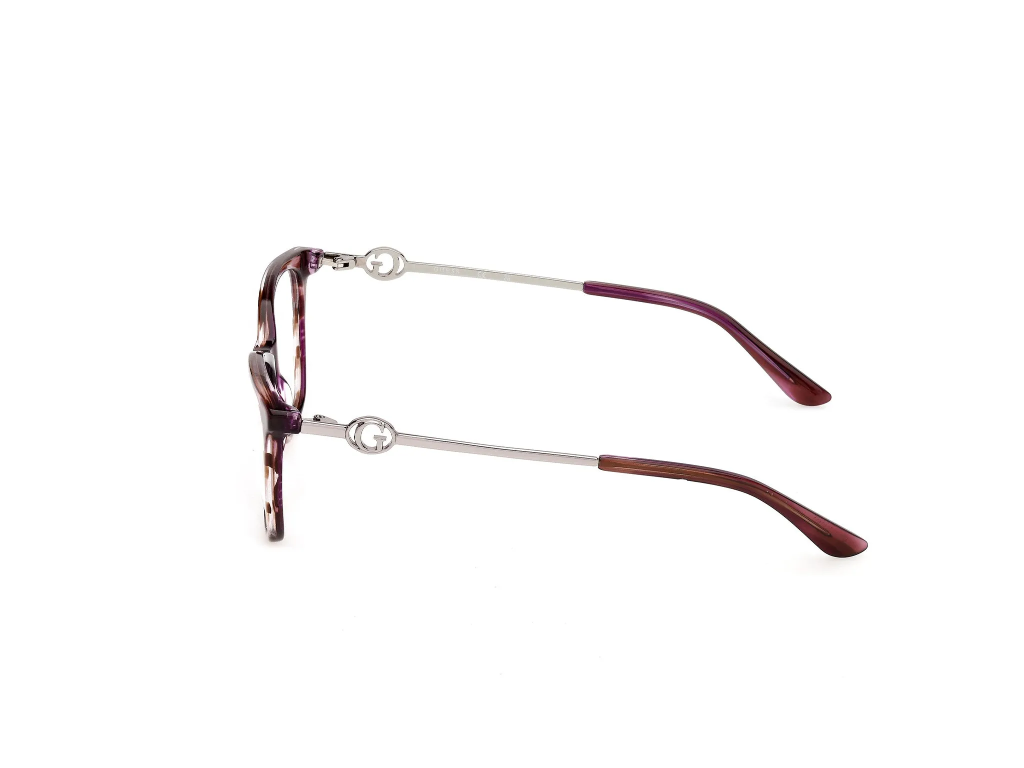 Guess GU50349 068 Montature da vista Acetato Rosa Squadrata Normale - immagine 3