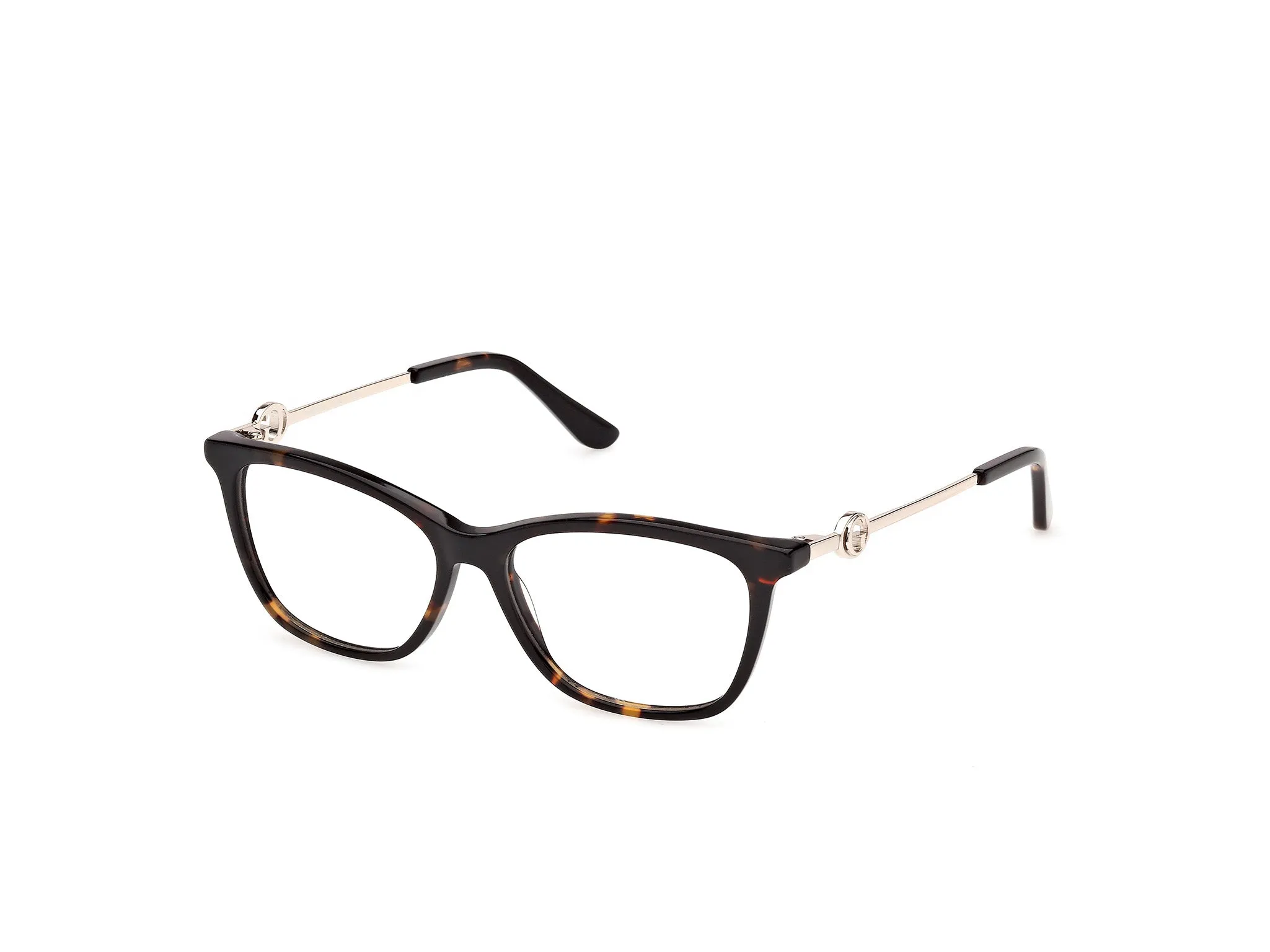 Guess GU50349 052 Montature da vista Acetato Havana Squadrata Normale - immagine 1