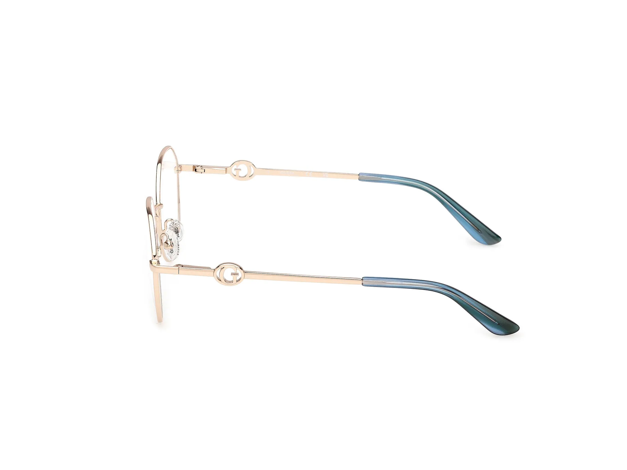 Guess GU50348 032 Montature da vista Metallo Oro Rotonda Normale - immagine 3