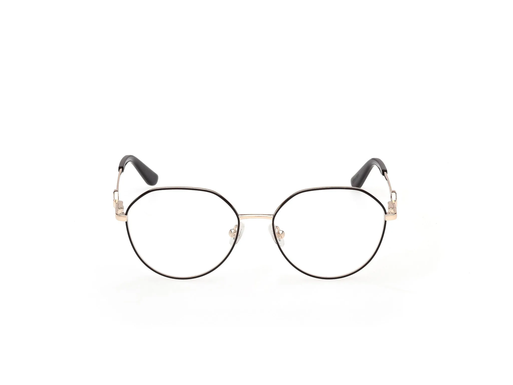 Guess GU50348 005 Montature da vista Metallo Nero Rotonda Normale - immagine 2
