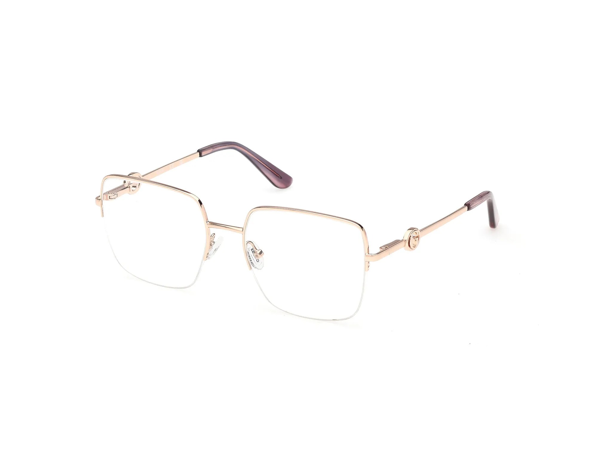 Guess GU50347 028 Montature da vista Metallo Oro Squadrata Normale - immagine 1
