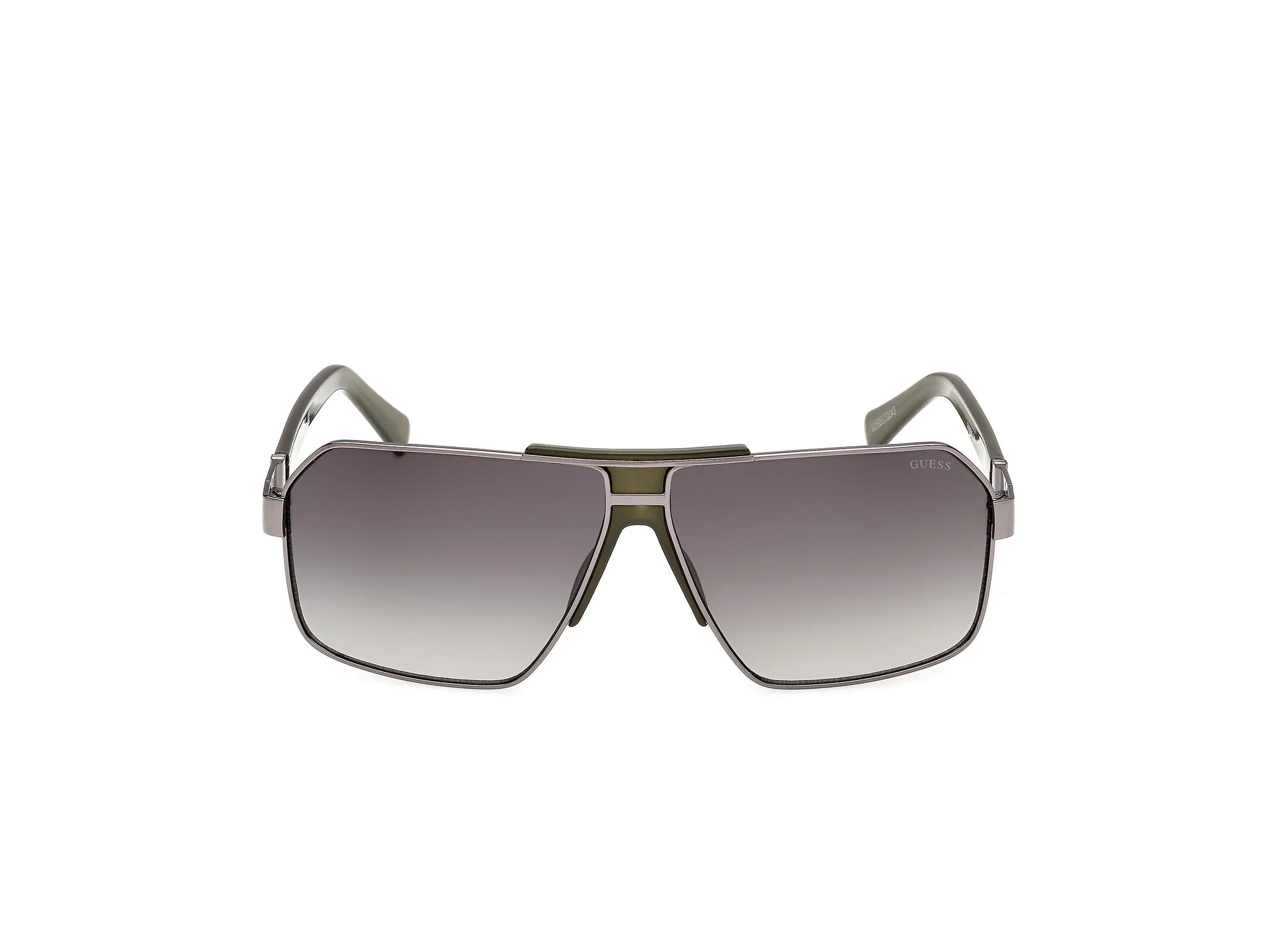 Guess GU00305 08P Occhiali da sole Metallo Canna di fucile Verde Squadrata Normale - immagine 2