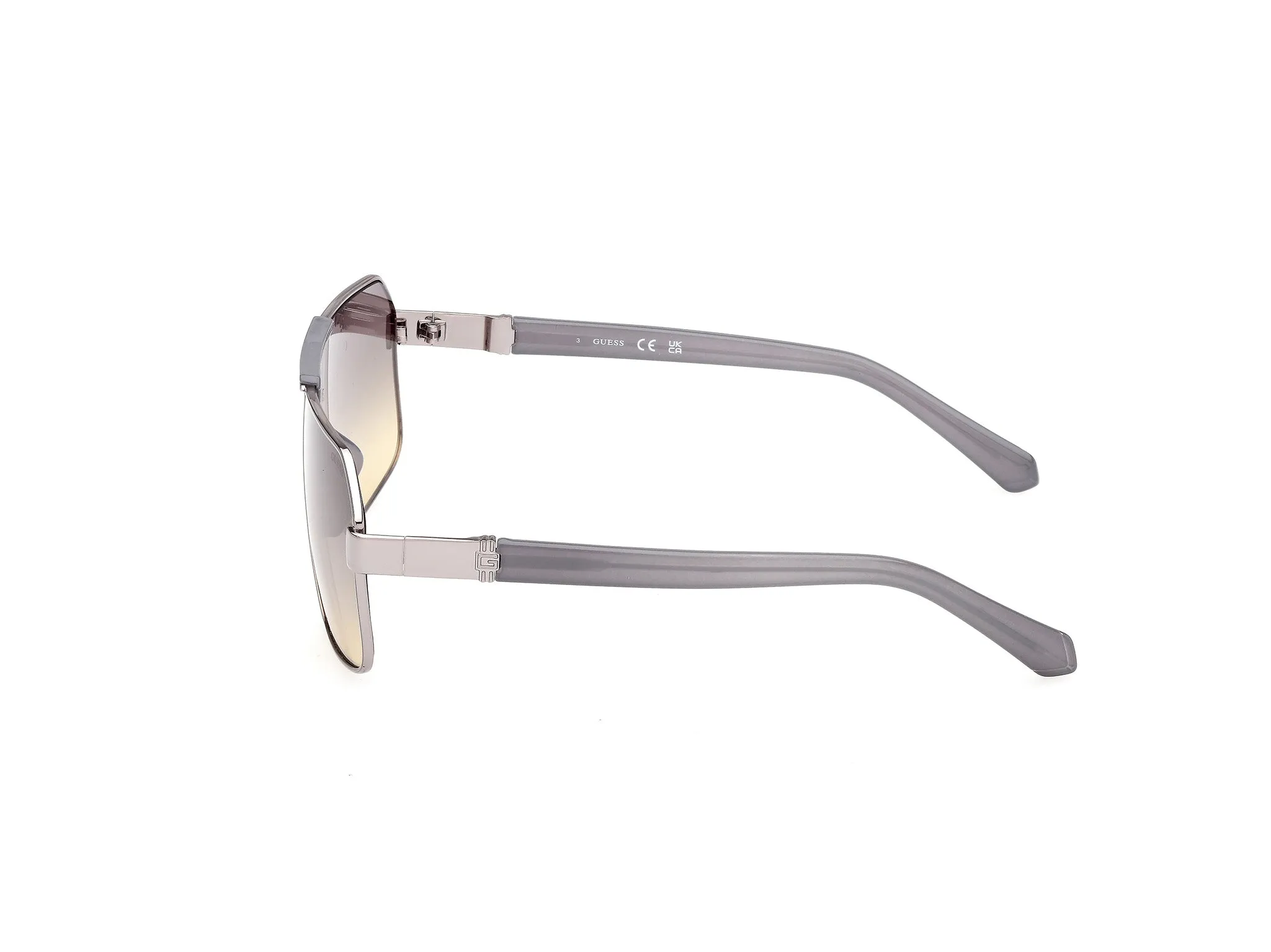 Guess GU00305 08B Occhiali da sole Metallo Canna di fucile Fumo Squadrata Normale - immagine 3