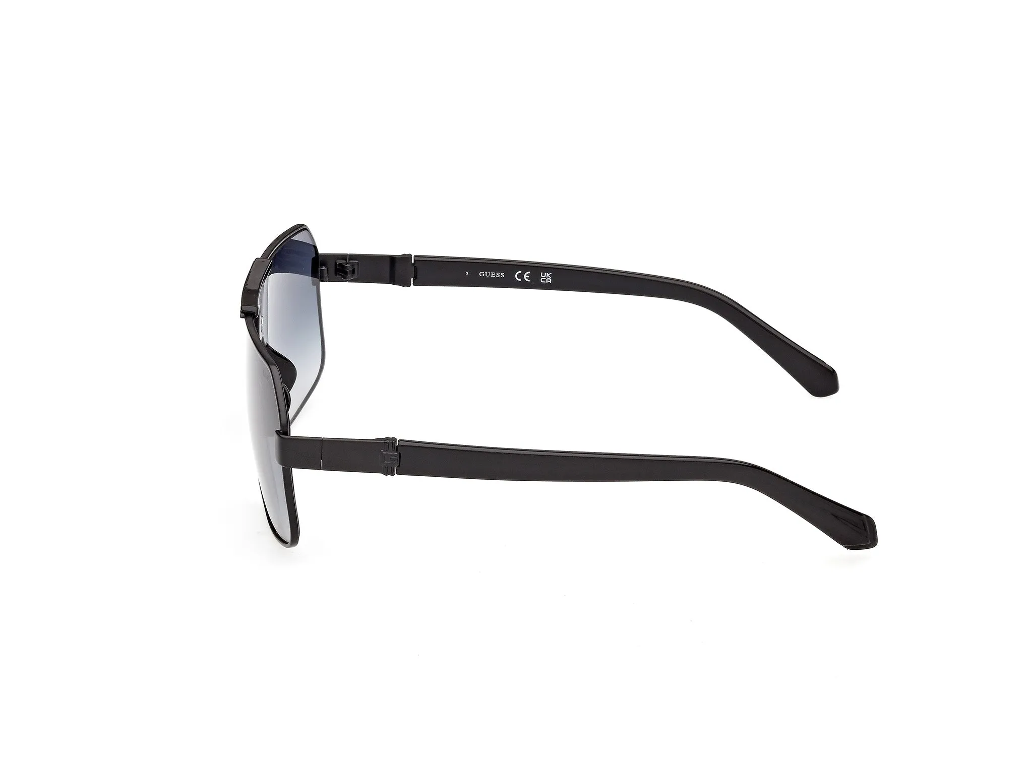Guess GU00305 01W Occhiali da sole Metallo Nero Blu Squadrata Normale - immagine 3