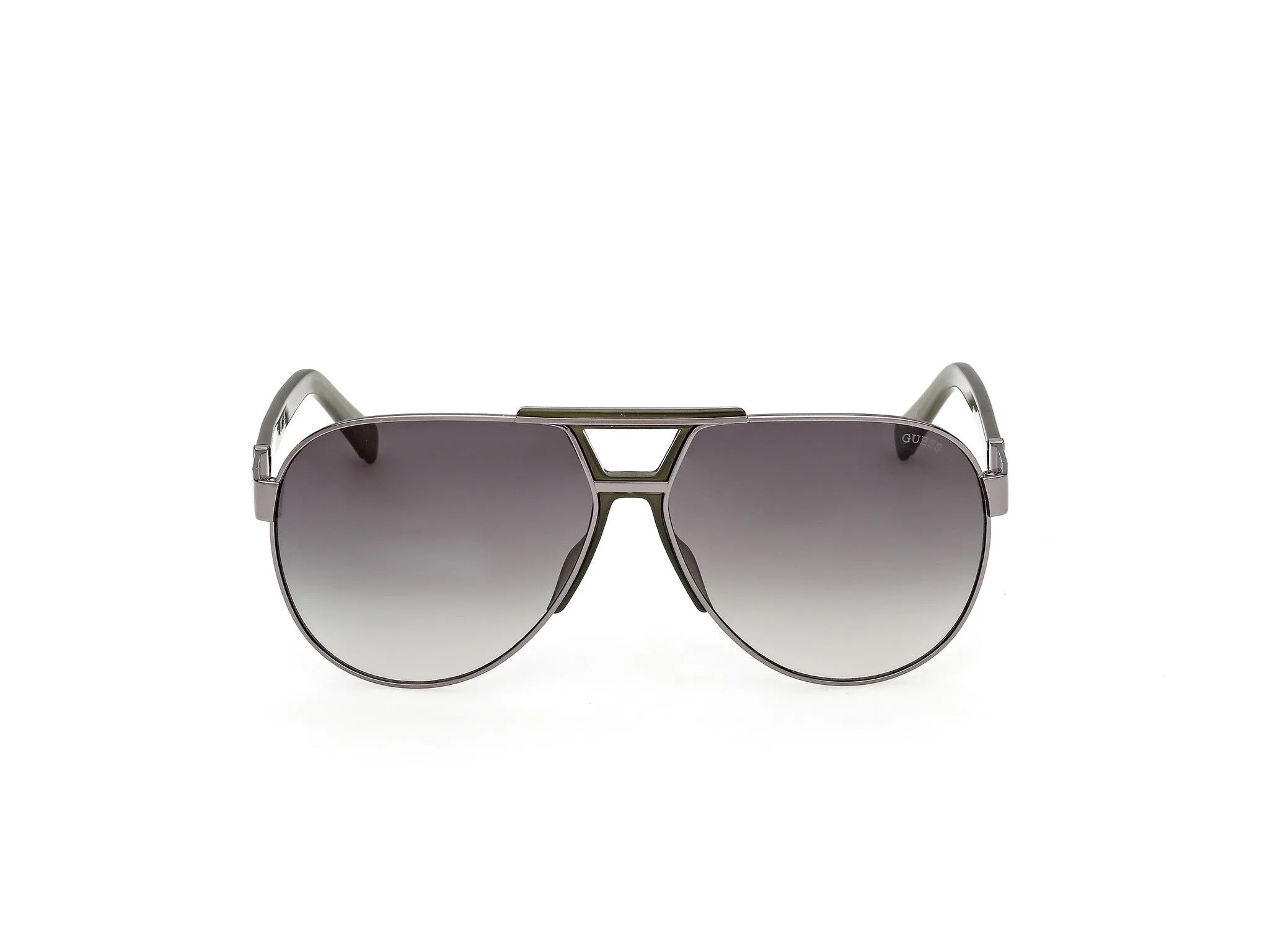 Guess GU00304 08P Occhiali da sole Metallo Canna di fucile Verde Pilot Normale - immagine 2