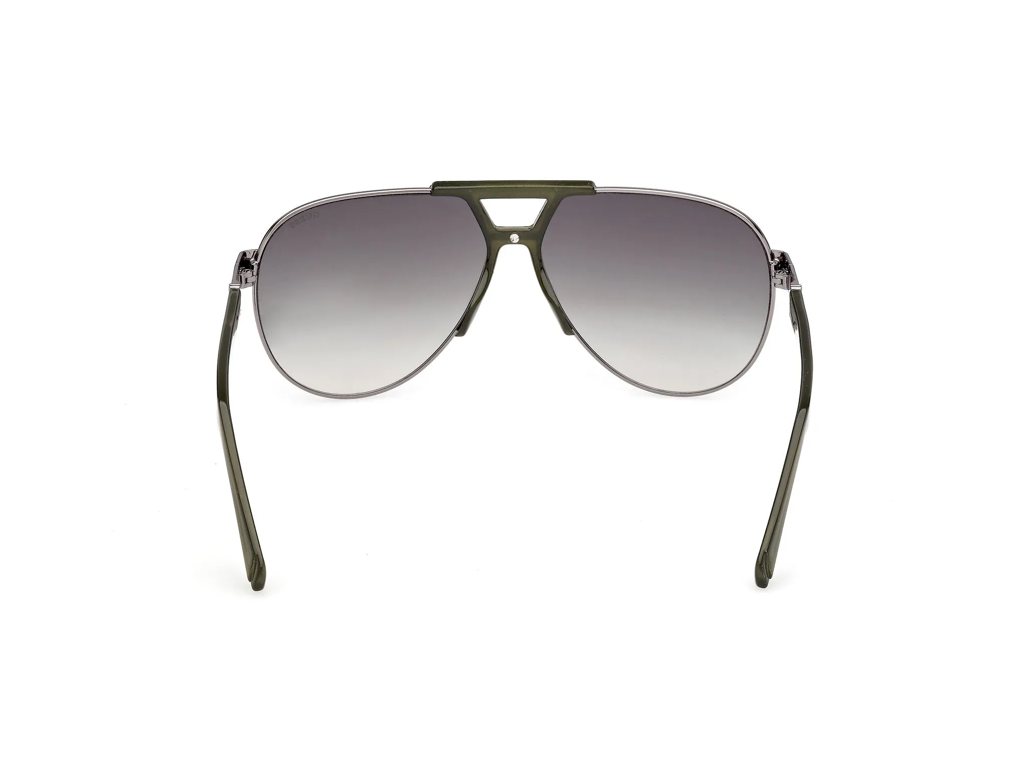 Guess GU00304 08P Occhiali da sole Metallo Canna di fucile Verde Pilot Normale - immagine 4