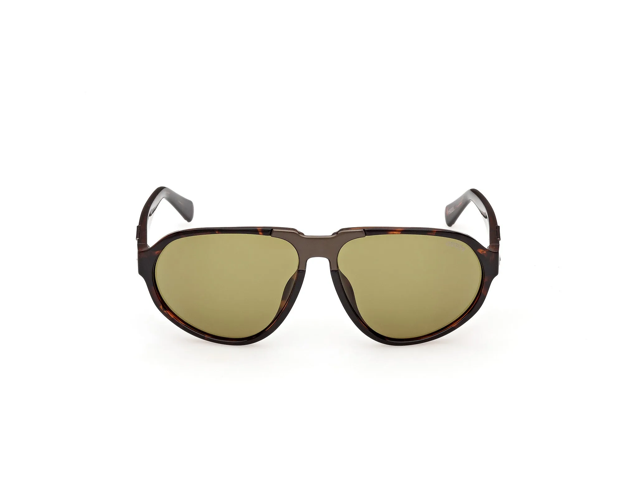 Guess GU00303 52N Occhiali da sole Iniettato Havana Verde Pilot Normale - immagine 2