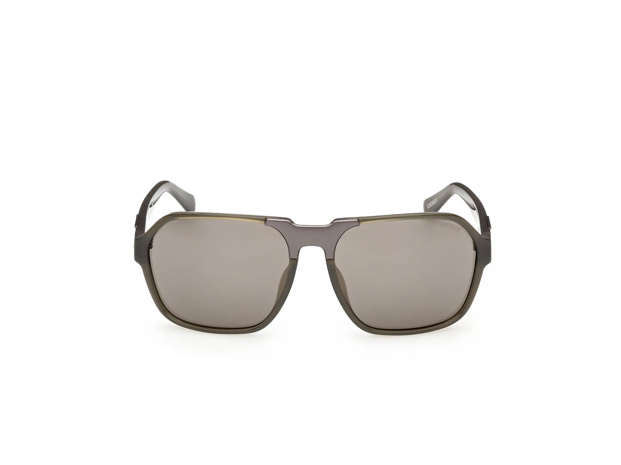 Guess GU00302 96A Occhiali da sole Iniettato Verde Fumo Squadrata Normale - immagine 2