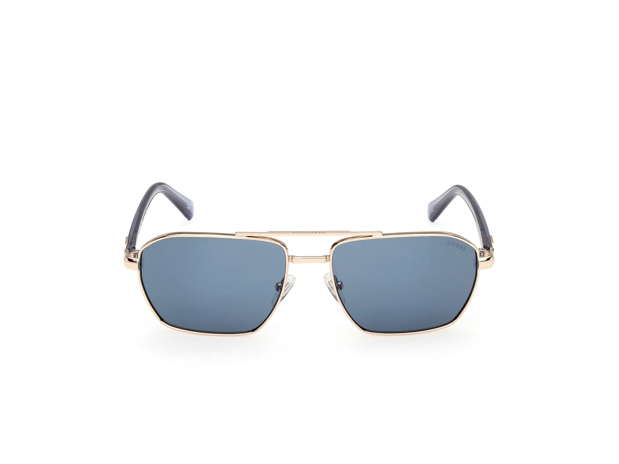 Guess GU00301 32V Occhiali da sole Metallo Oro Blu Squadrata Normale - immagine 2