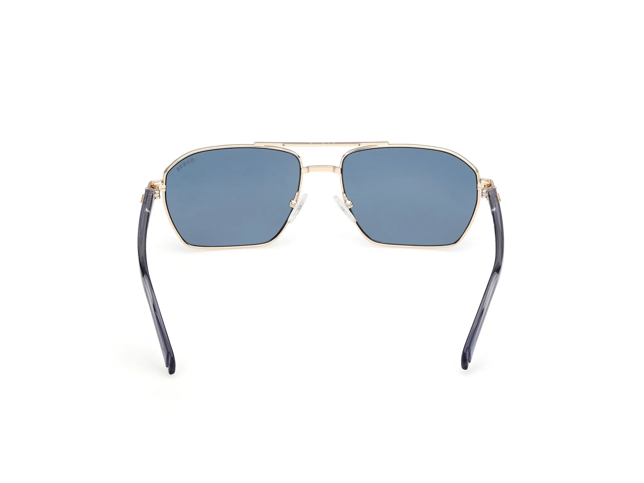 Guess GU00301 32V Occhiali da sole Metallo Oro Blu Squadrata Normale - immagine 4