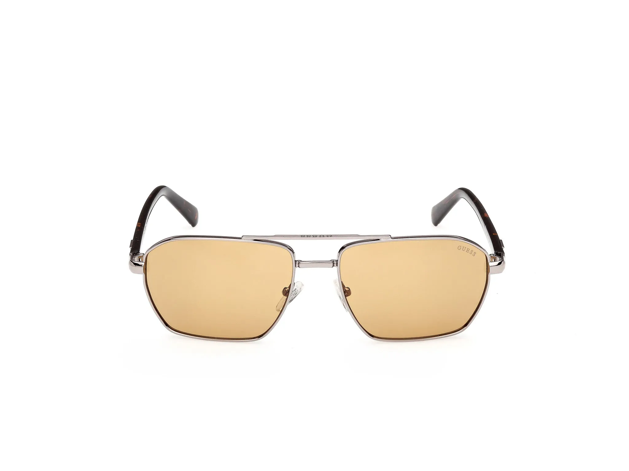 Guess GU00301 08E Occhiali da sole Metallo Canna di fucile Marrone Squadrata Normale - immagine 2