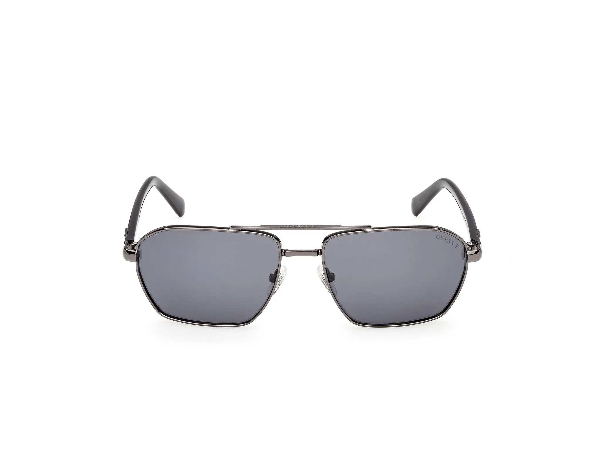 Guess GU00301 08D Occhiali da sole Metallo Canna di fucile Fumo Squadrata Polarizzata - immagine 2