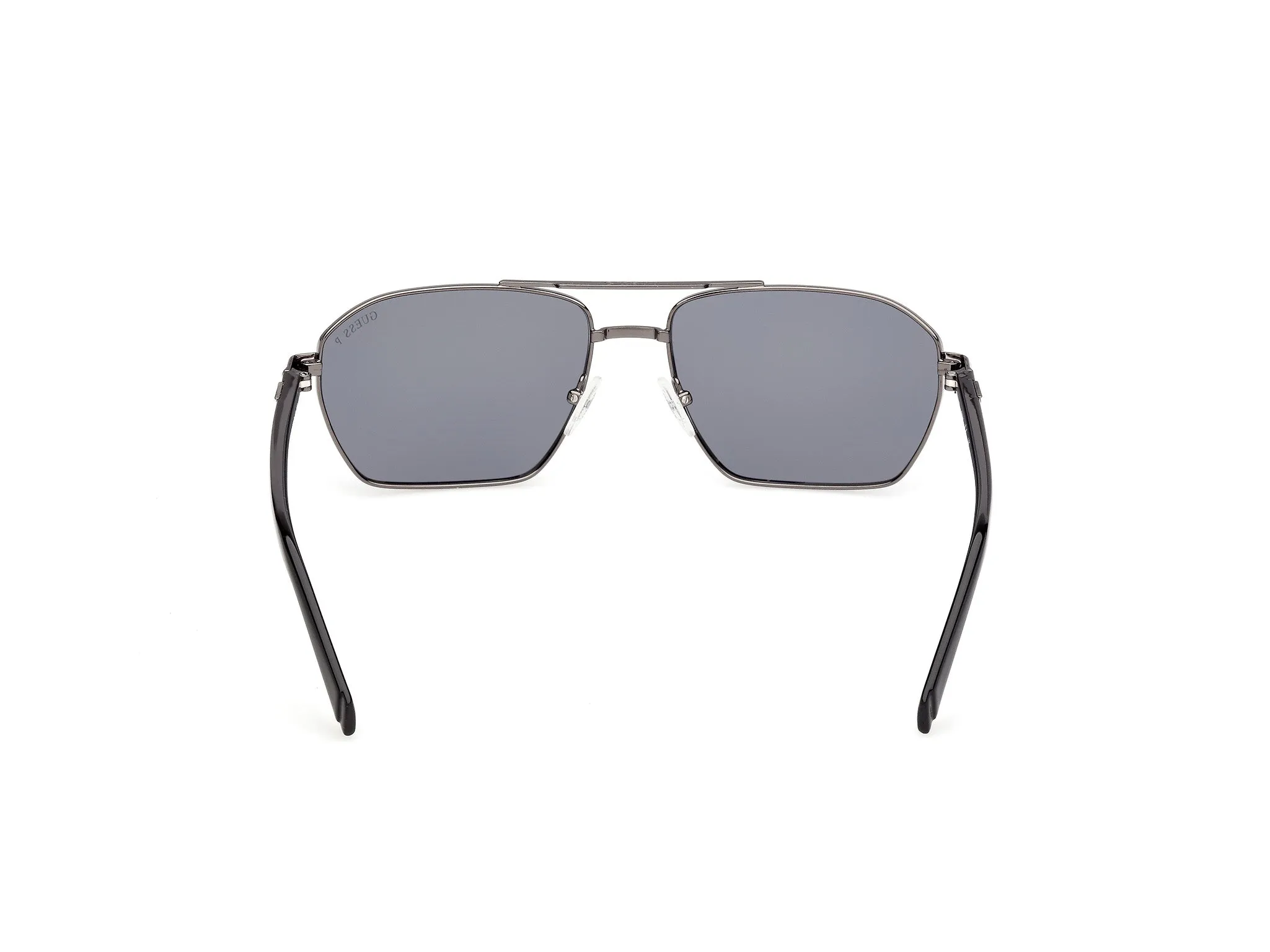 Guess GU00301 08D Occhiali da sole Metallo Canna di fucile Fumo Squadrata Polarizzata - immagine 4