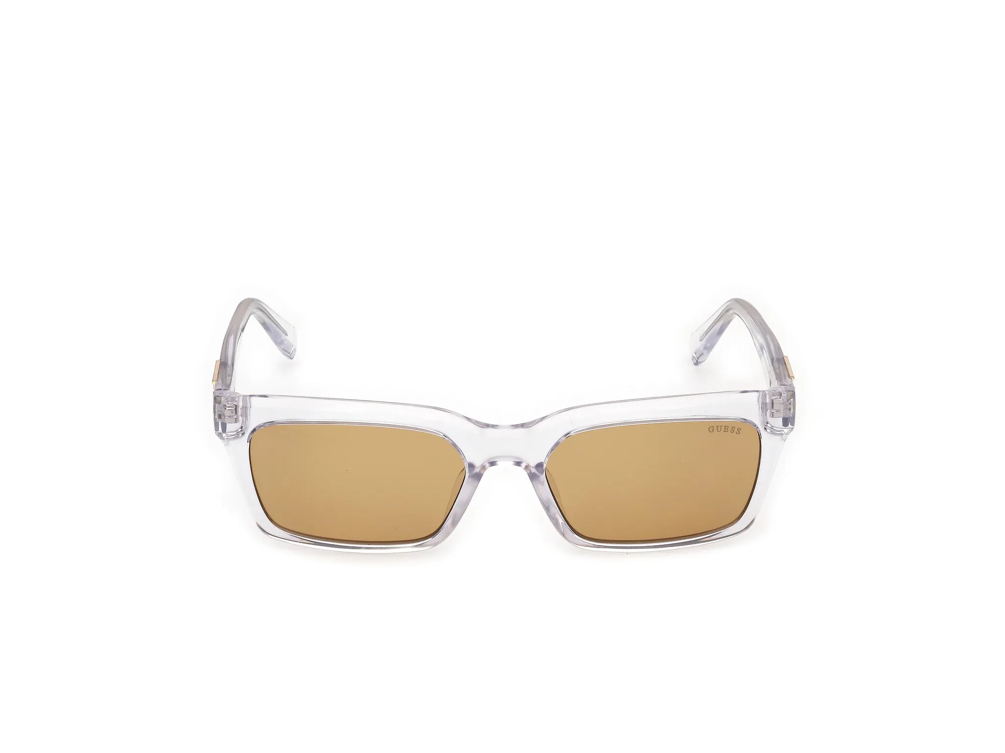 Guess GU00300 26E Occhiali da sole Iniettato Trasparente Marrone Squadrata Normale - immagine 2