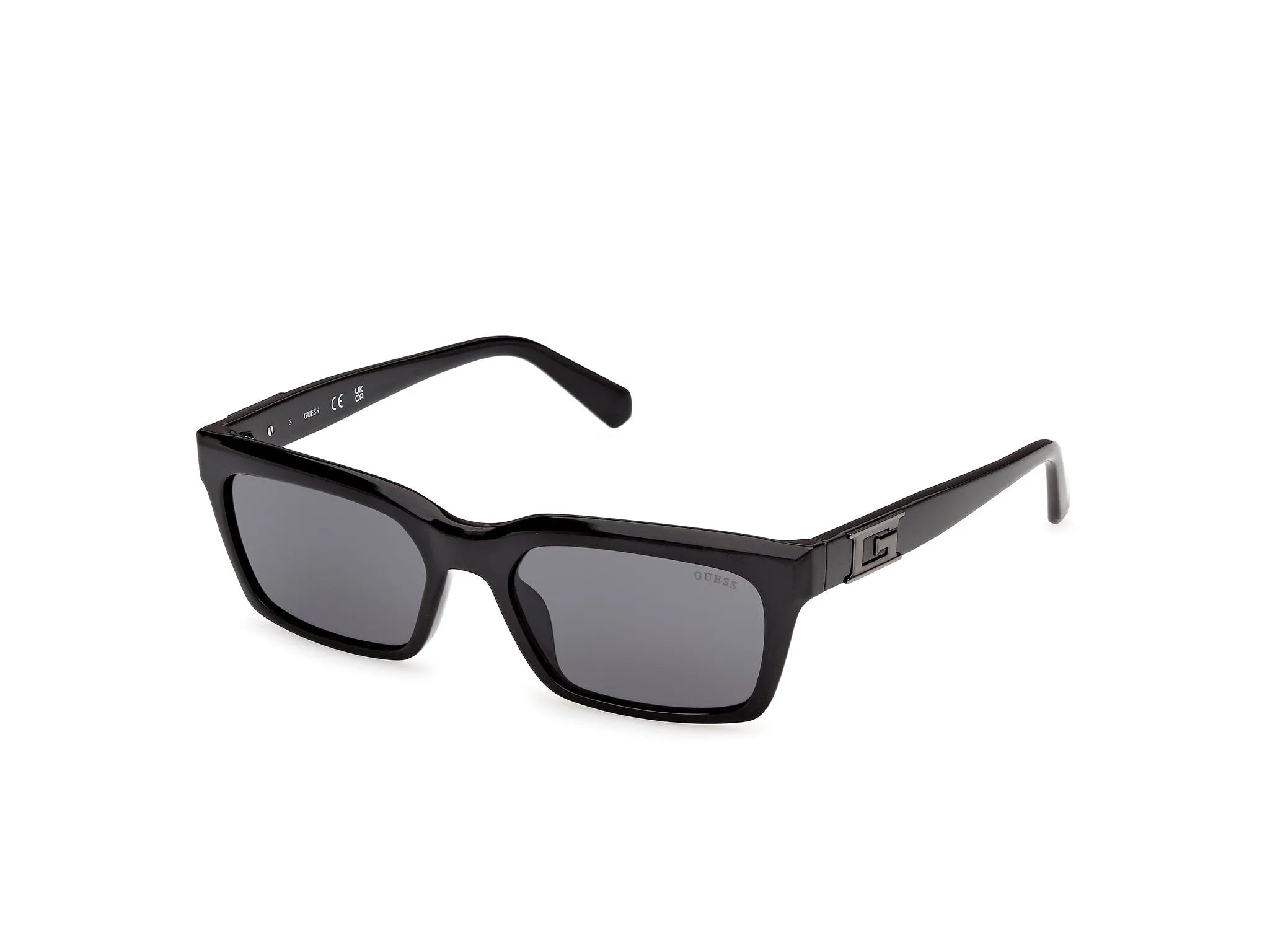 Guess GU00300 01A Occhiali da sole Iniettato Nero Fumo Squadrata Normale - immagine 1