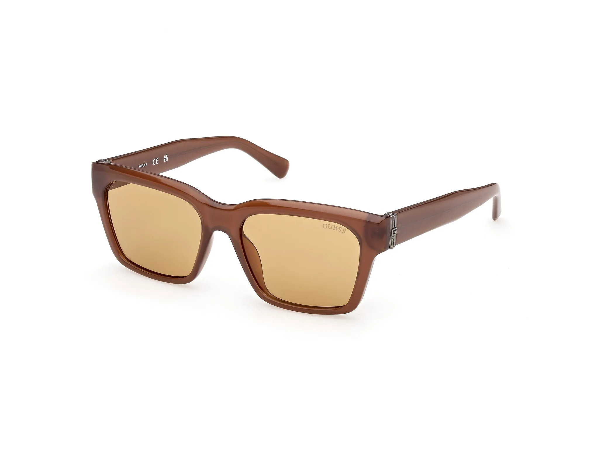 Guess GU00299 50E Occhiali da sole Iniettato Marrone Marrone Squadrata Normale - immagine 1