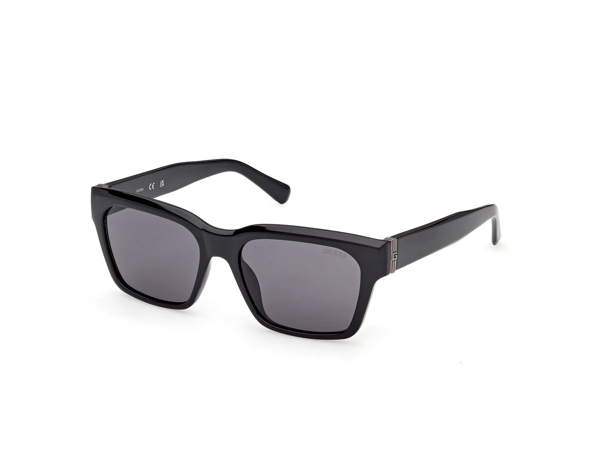 Guess GU00299 01A Occhiali da sole Iniettato Nero Fumo Squadrata Normale - immagine 1
