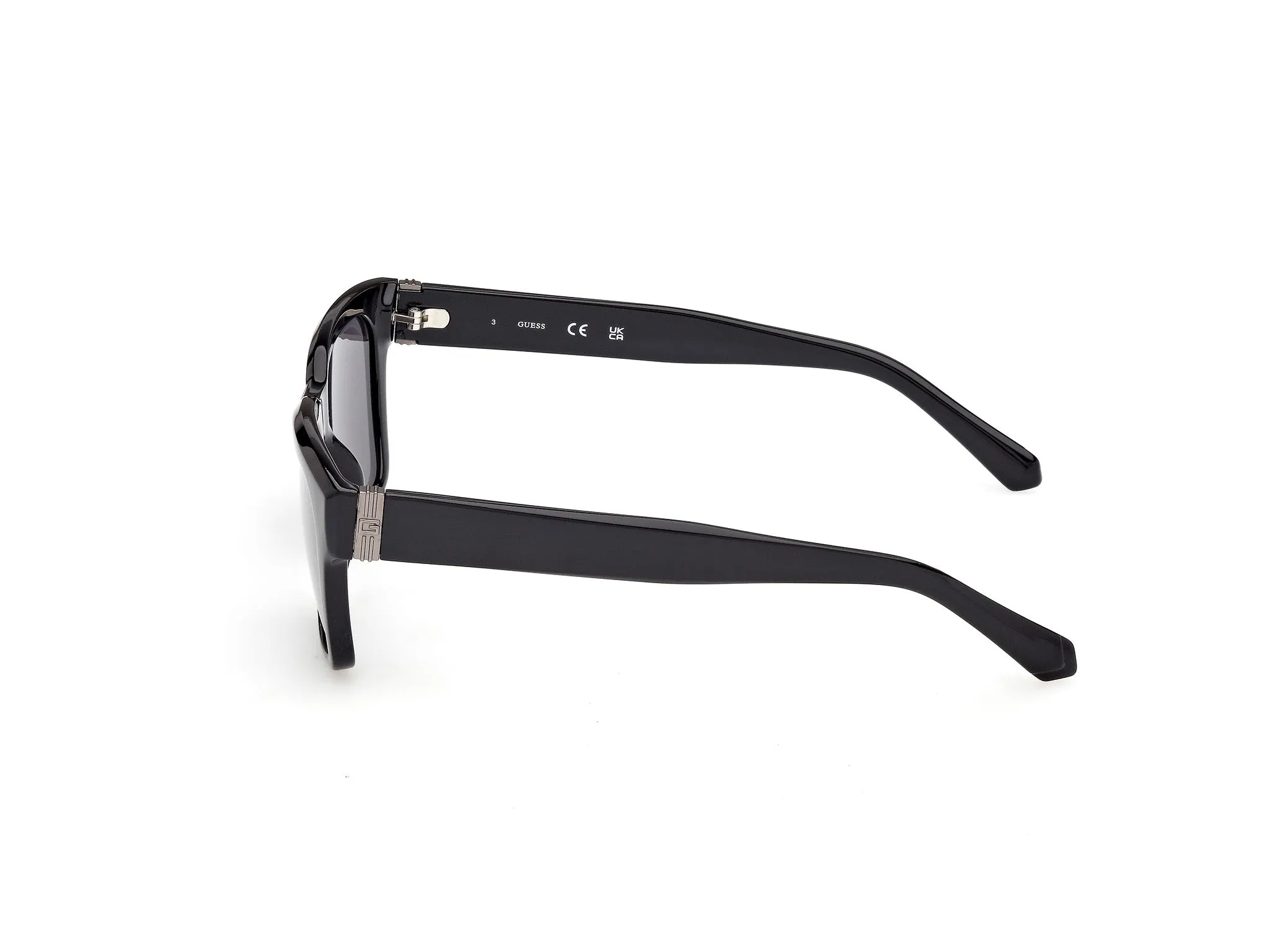 Guess GU00299 01A Occhiali da sole Iniettato Nero Fumo Squadrata Normale - immagine 3