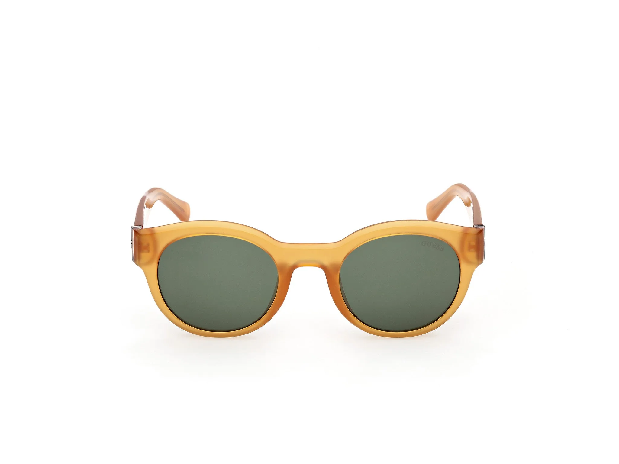 Guess GU00298 39N Occhiali da sole Iniettato Giallo Verde Rotonda Normale - immagine 2