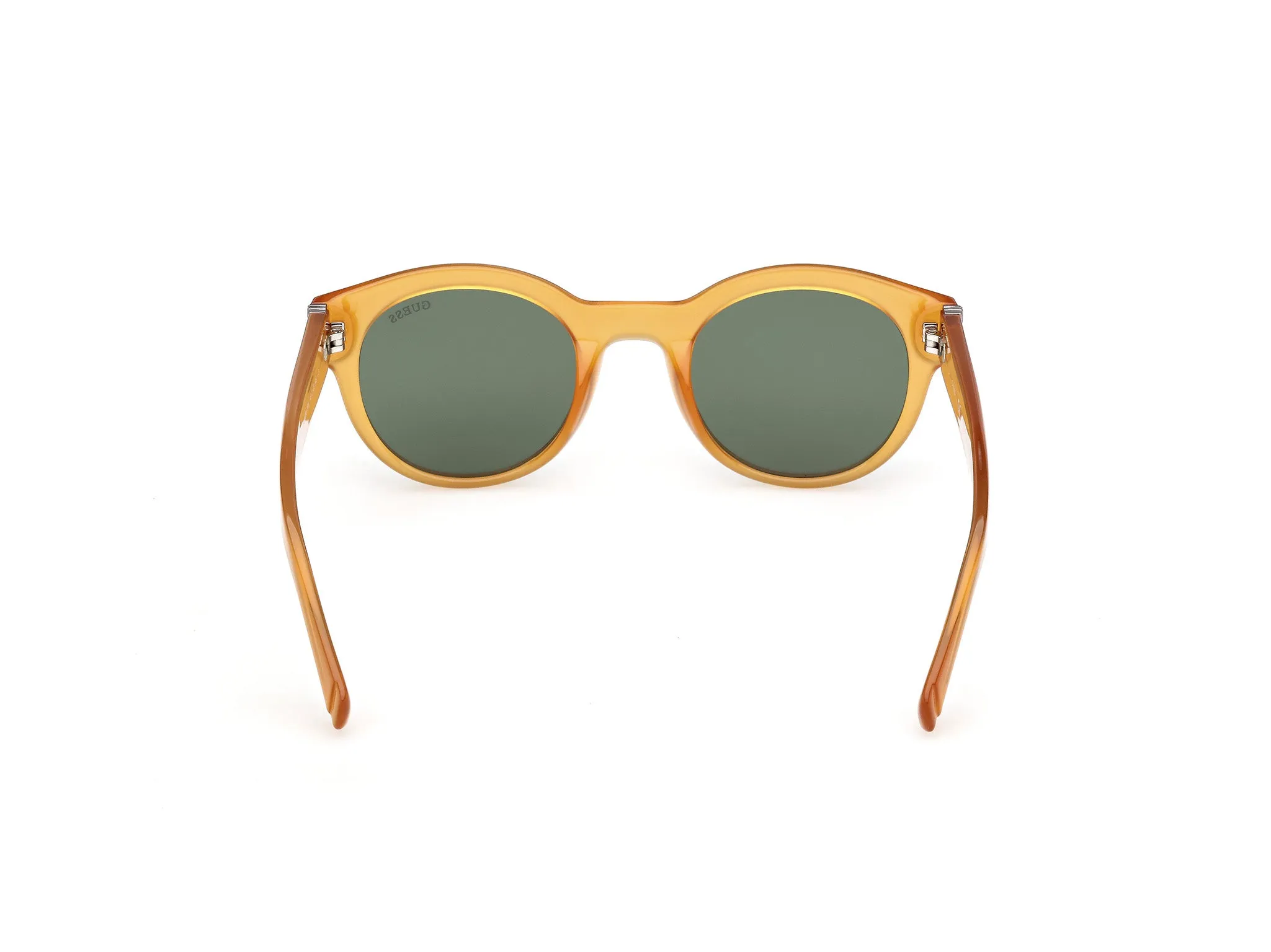 Guess GU00298 39N Occhiali da sole Iniettato Giallo Verde Rotonda Normale - immagine 4