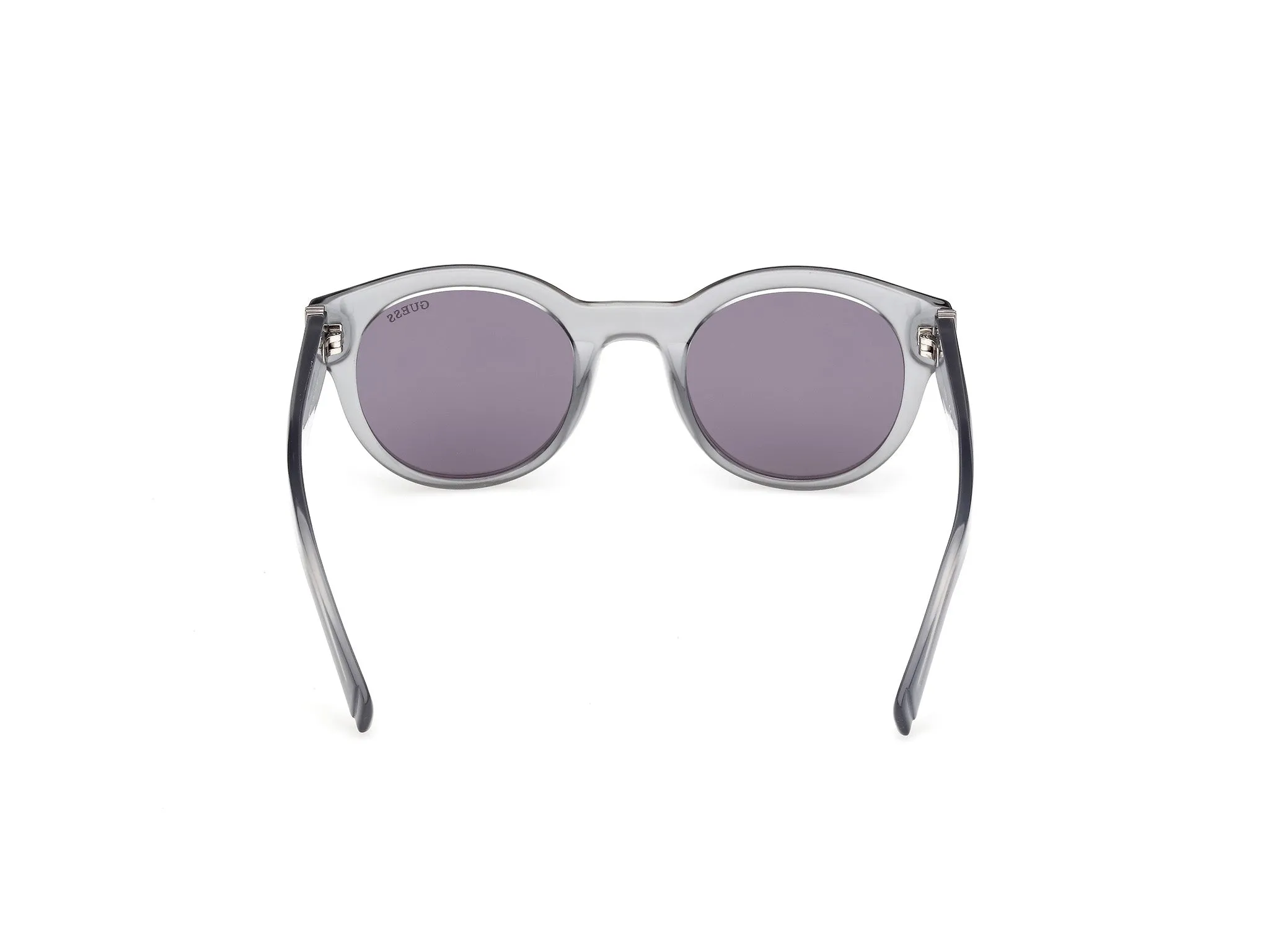 Guess GU00298 20Y Occhiali da sole Iniettato Grigio Viola Rotonda Normale - immagine 4