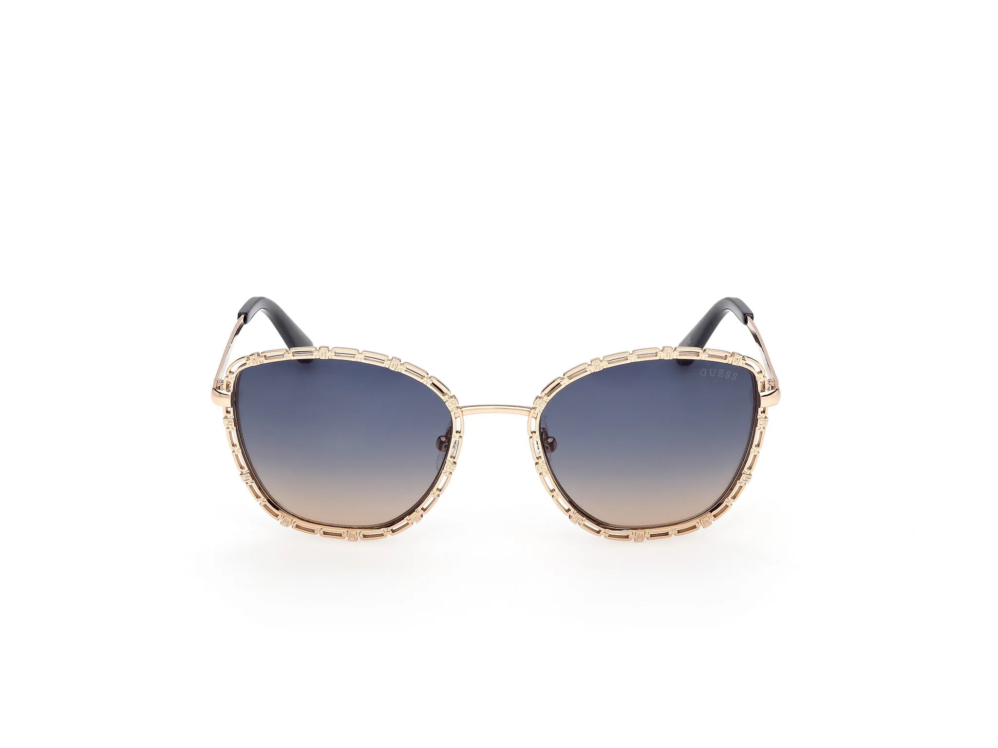 Guess GU00297 32W Occhiali da sole Metallo Oro Blu Rotonda Normale - immagine 2